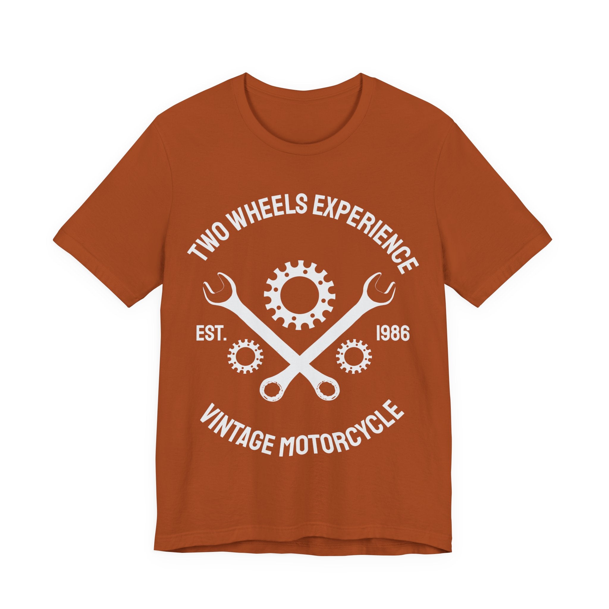 Vintage Motorcycle T-Shirt — Two Wheels Experience Tee
