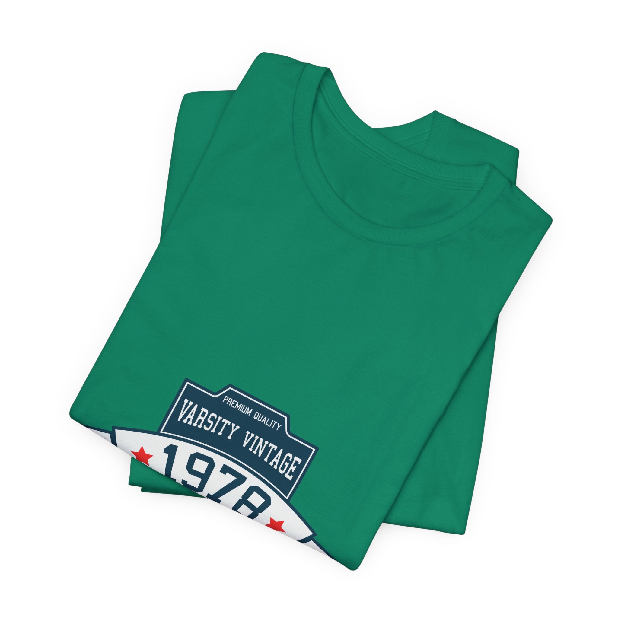 1978 Varsity Vintage Tee — Retro Custom Year Birthday Shirt