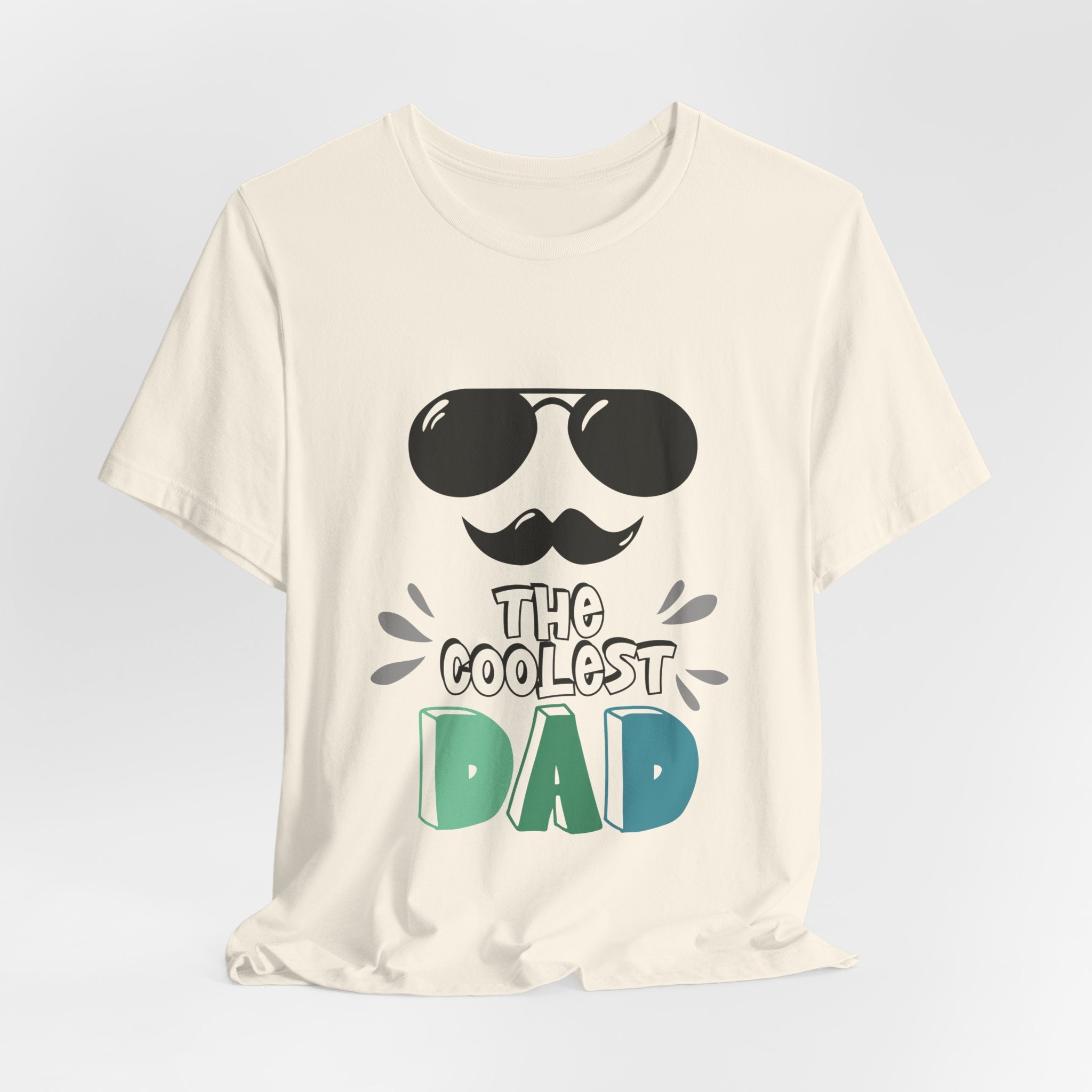 Coolest Dad T-Shirt — Father's Day Sunglasses & Mustache Tee