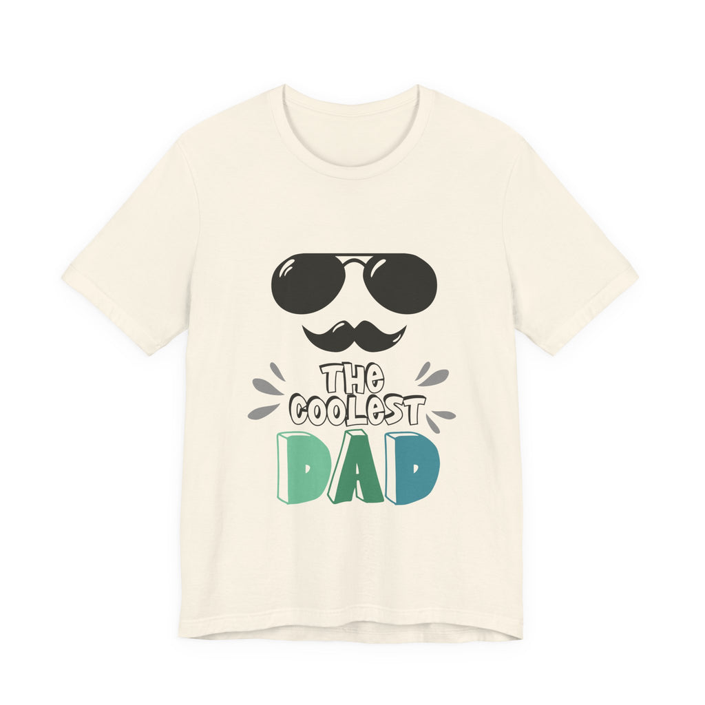 Coolest Dad T-Shirt — Father's Day Sunglasses & Mustache Tee