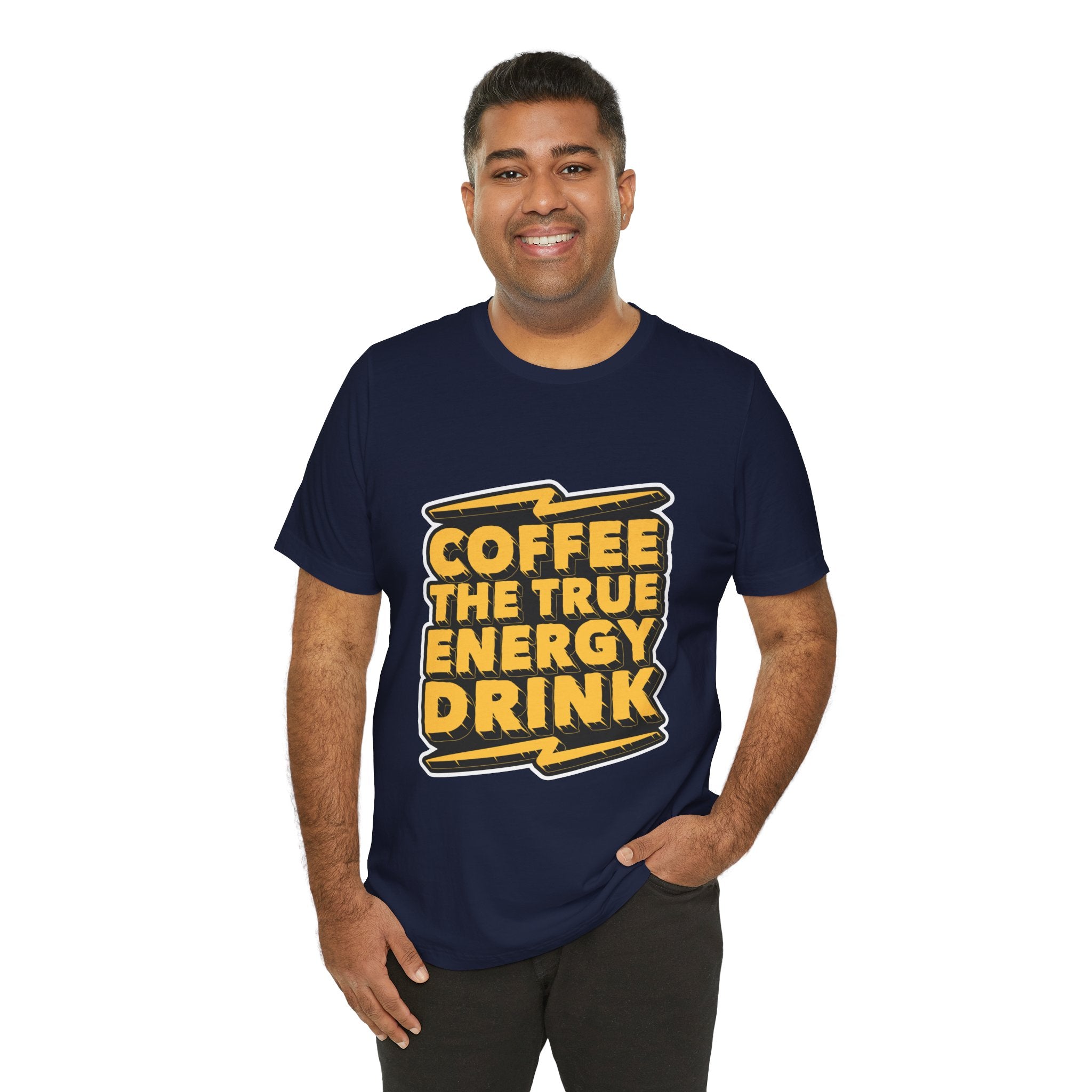 Coffee: The True Energy Drink T‑Shirt — Funny Coffee Lover Tee