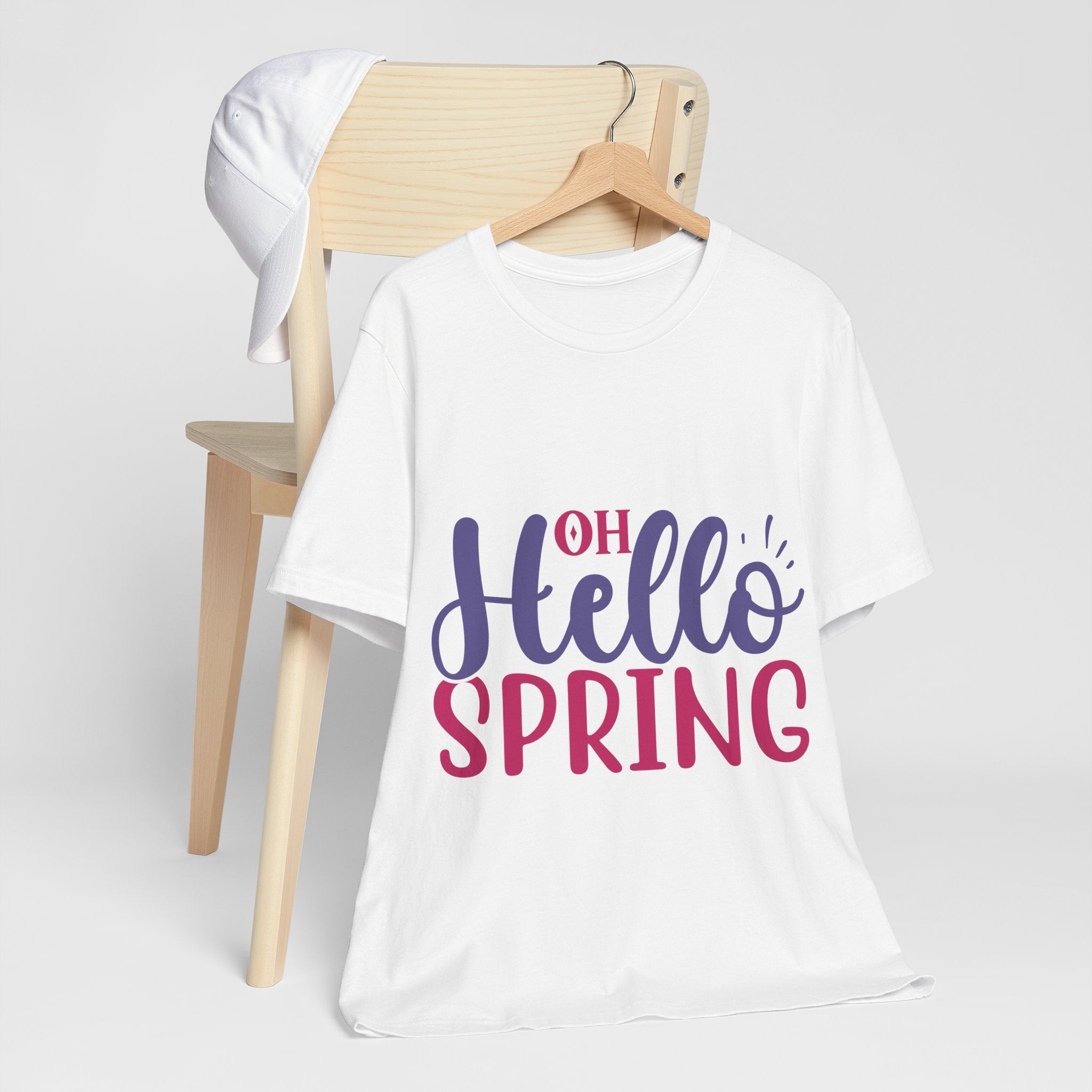 Hello Spring T-Shirt – "Oh Hello Spring" Colorful Graphic Tee for Springtime