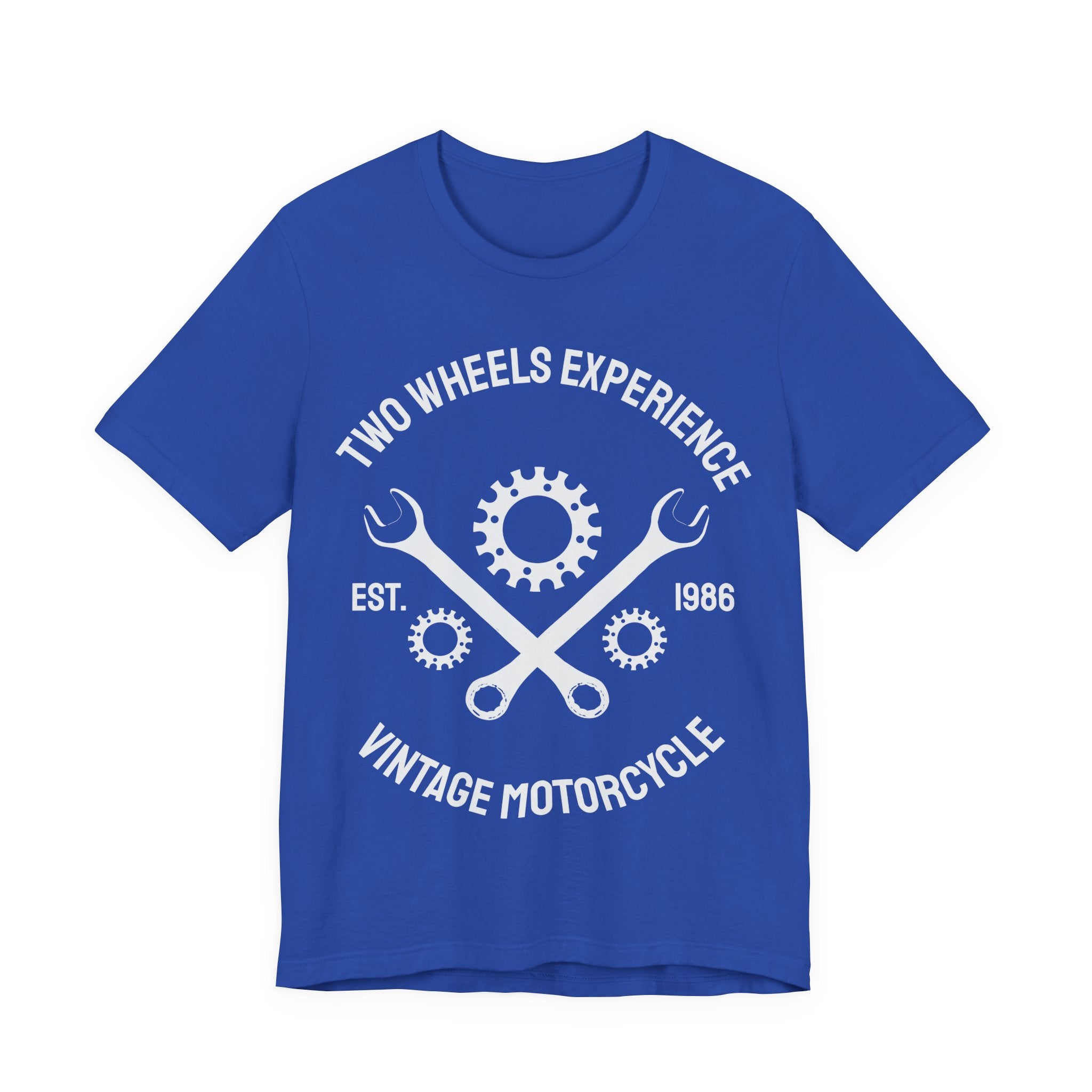 Vintage Motorcycle T-Shirt — Two Wheels Experience Tee