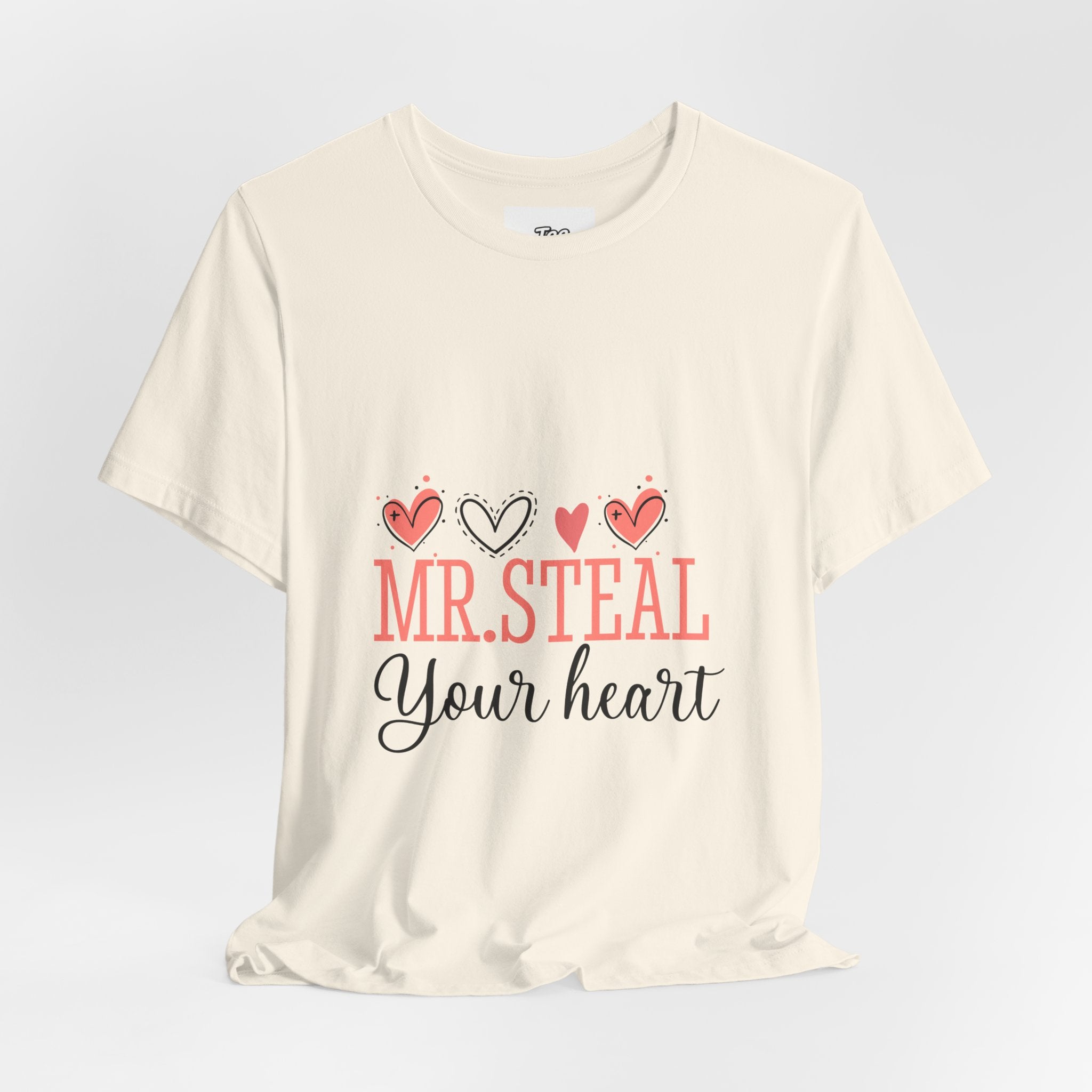 Mr. Steal Your Heart Tee — Romantic Valentine’s Day Graphic Shirt