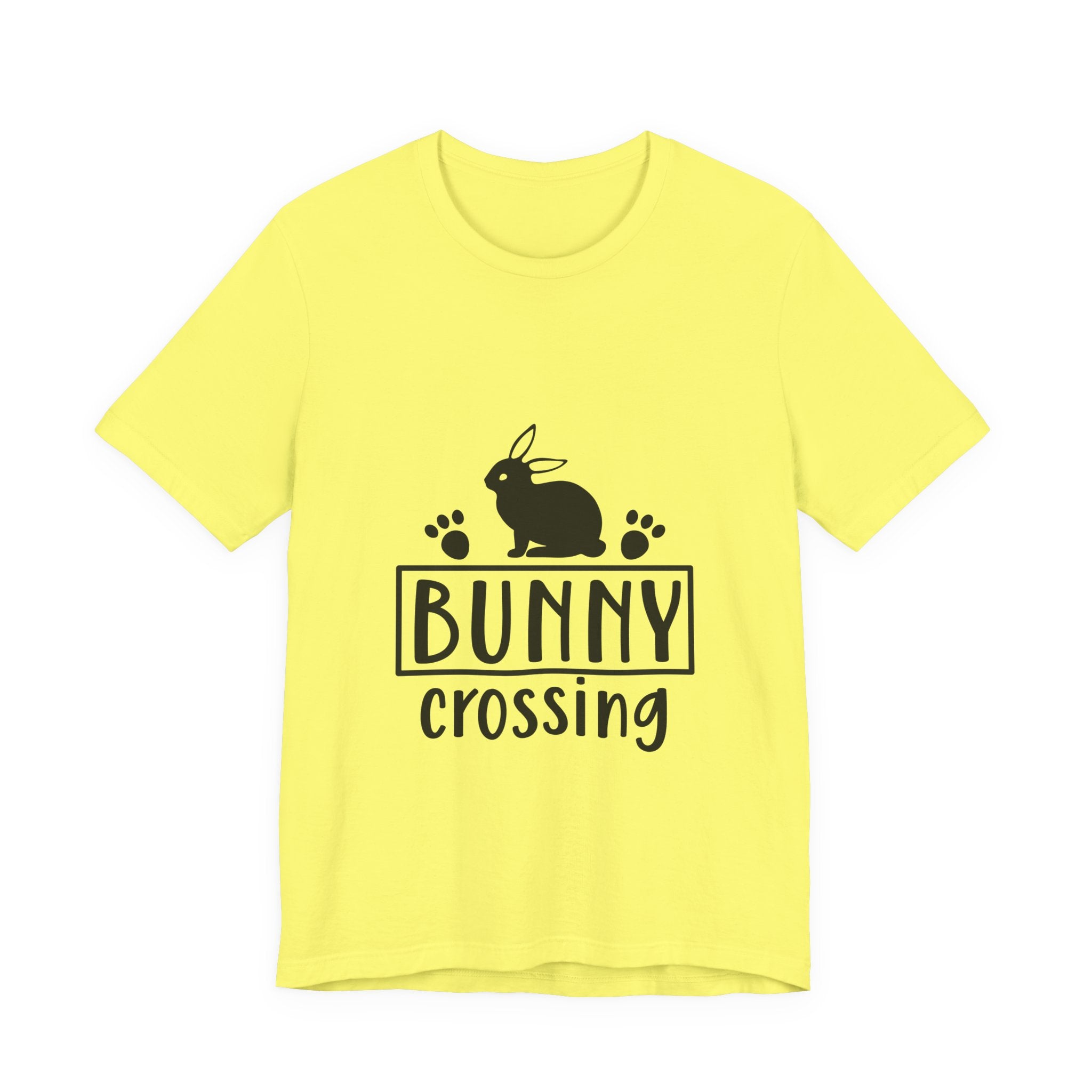 Bunny Crossing T‑Shirt — Cute Rabbit Graphic Tee for Easter & Animal Lovers