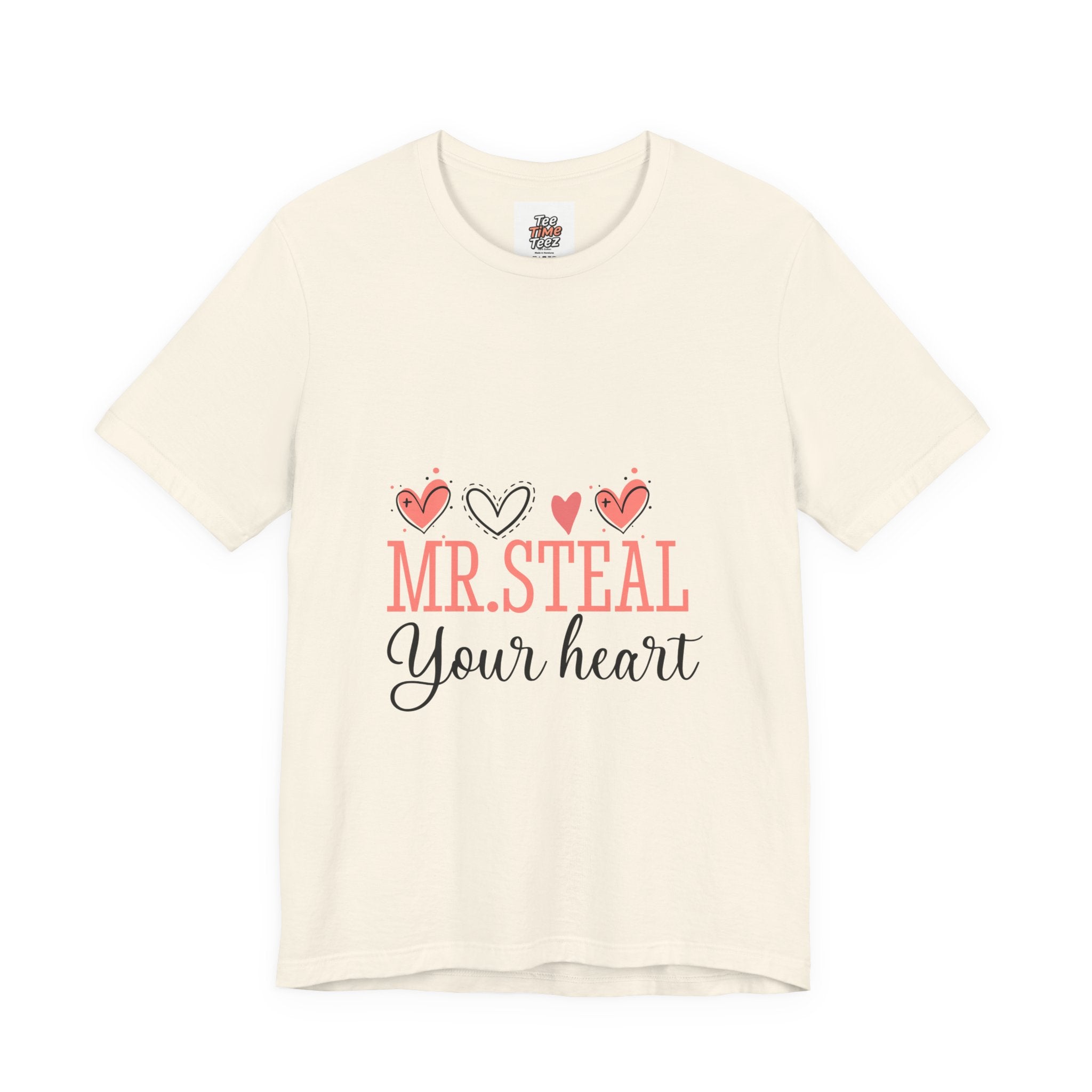 Mr. Steal Your Heart Tee — Romantic Valentine’s Day Graphic Shirt