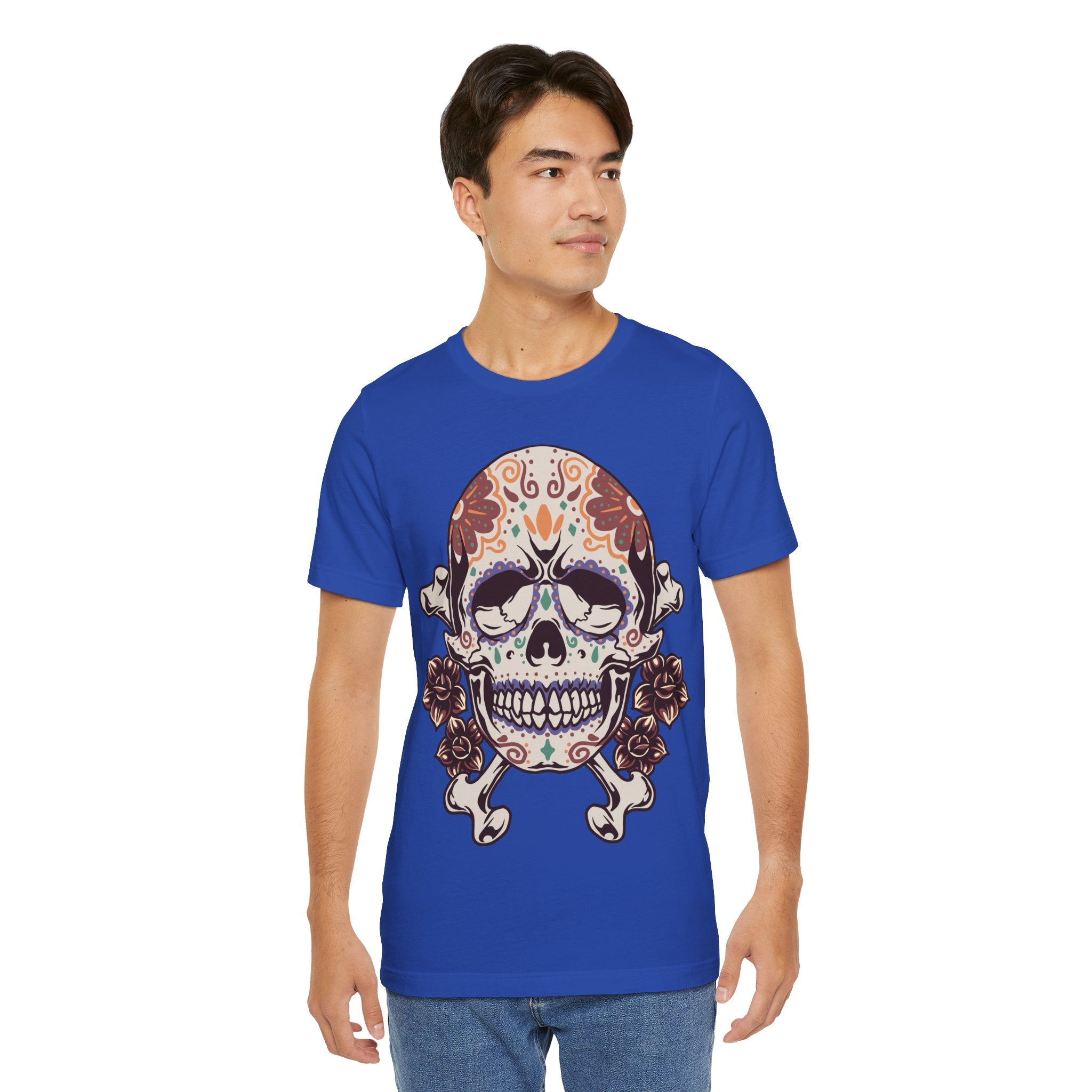 Sugar Skull Tee — Floral Day of the Dead Skull T-Shirt