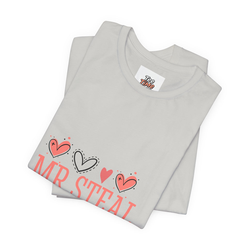 Mr. Steal Your Heart Tee — Romantic Valentine’s Day Graphic Shirt