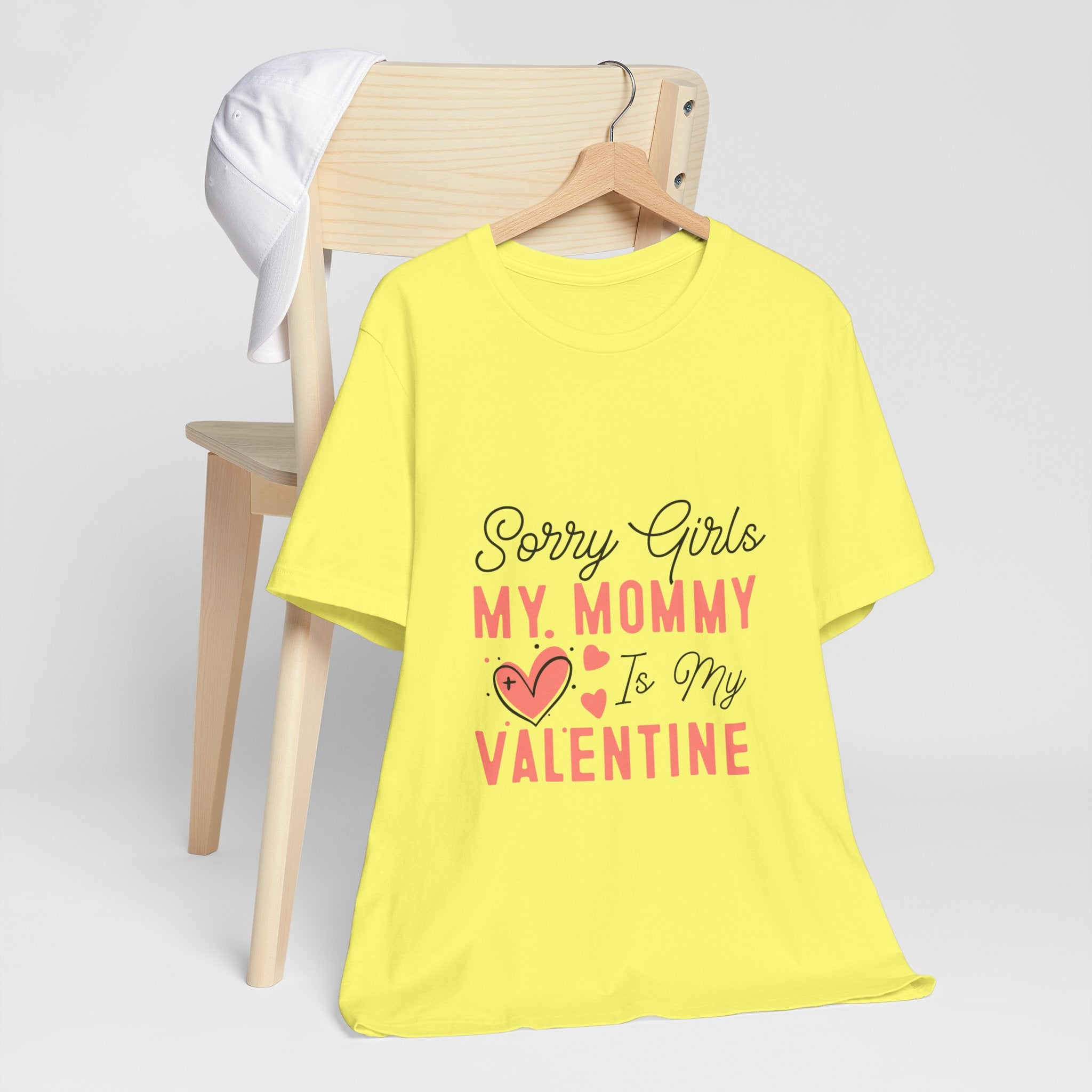 Sorry Girls My Mommy Is My Valentine Kids Tee