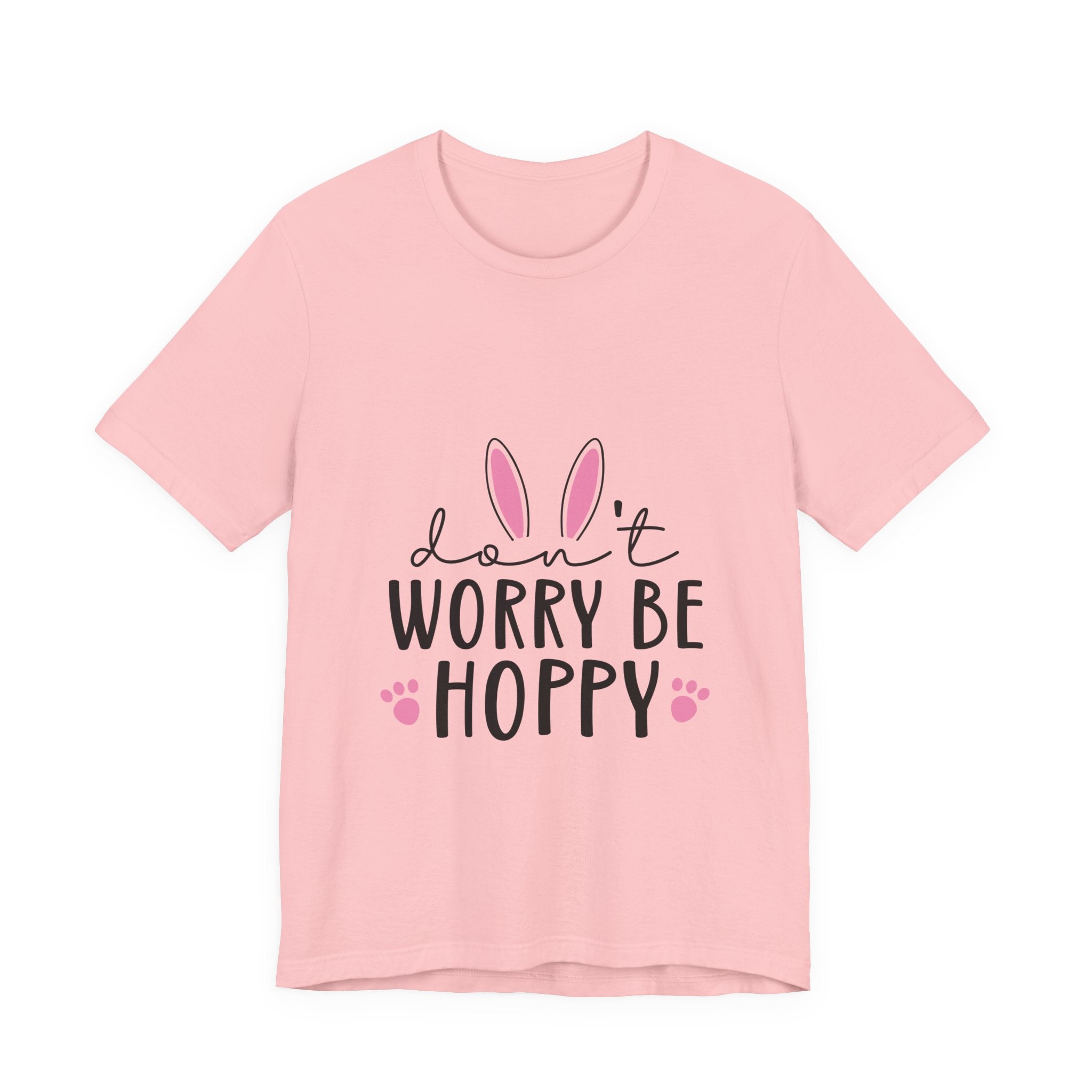 Don’t Worry Be Hoppy Bunny T-Shirt — Cute Easter Graphic Tee
