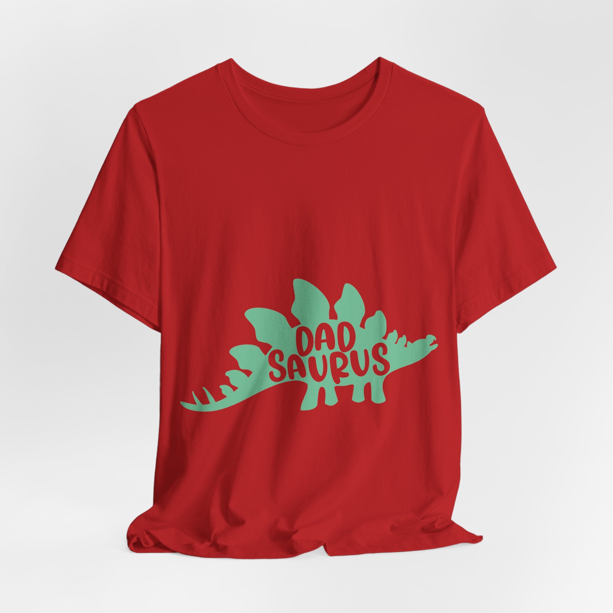 Dadsaurus T‑Shirt — 'Dadsaurus' Stegosaurus Tee for Fathers, Father’s Day Gift