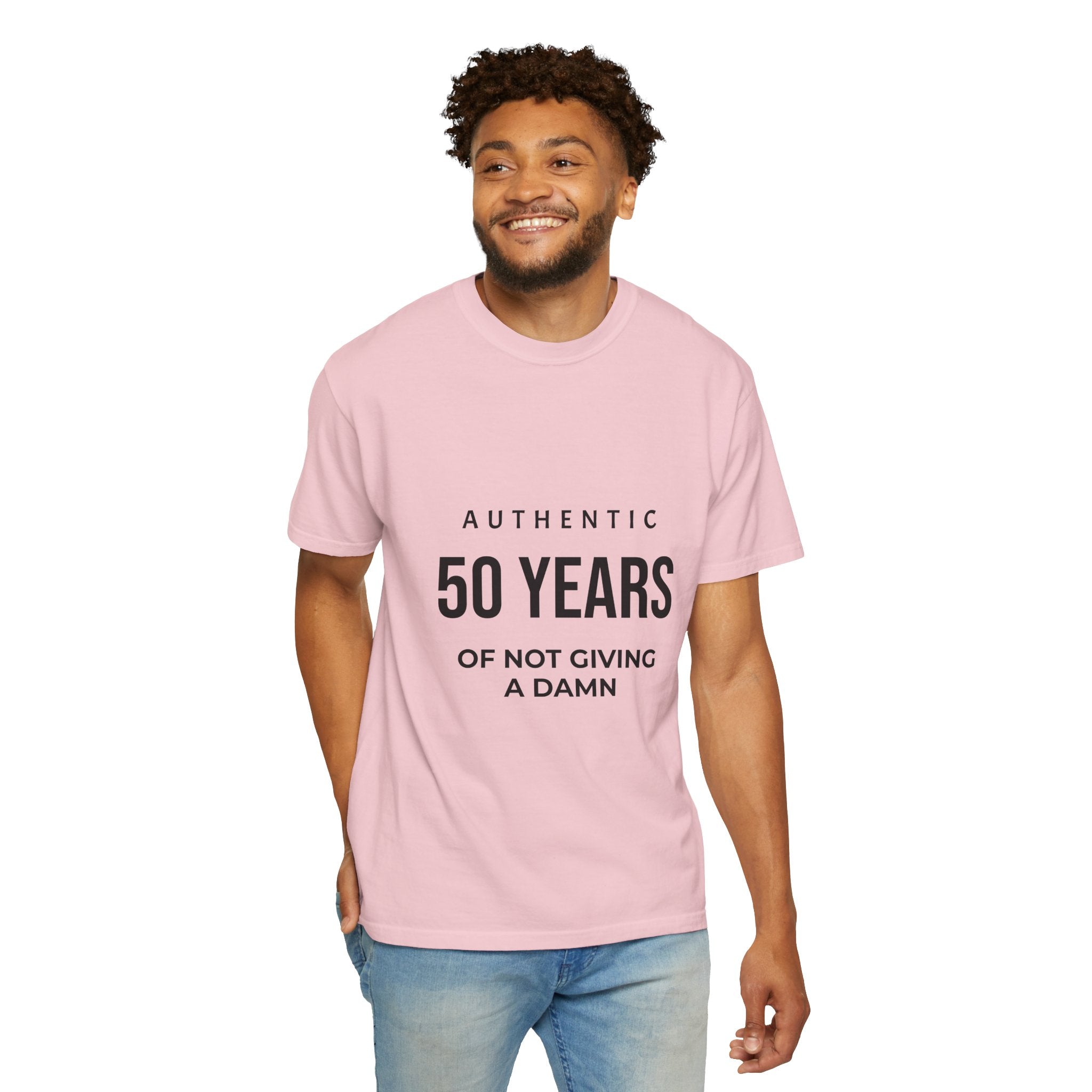 50 Years of Not Giving a Damn T-Shirt — Funny 50th Birthday Tee