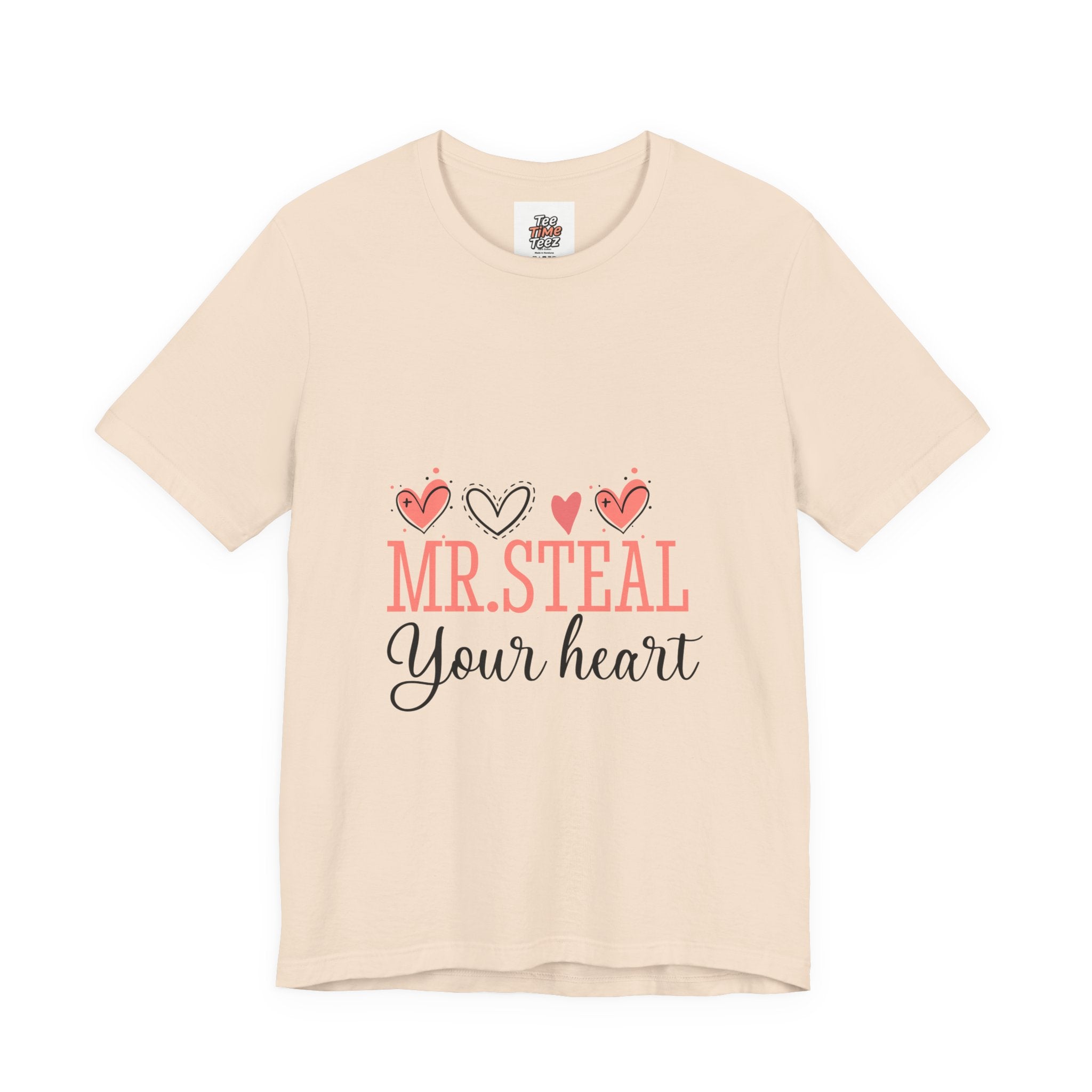 Mr. Steal Your Heart Tee — Romantic Valentine’s Day Graphic Shirt