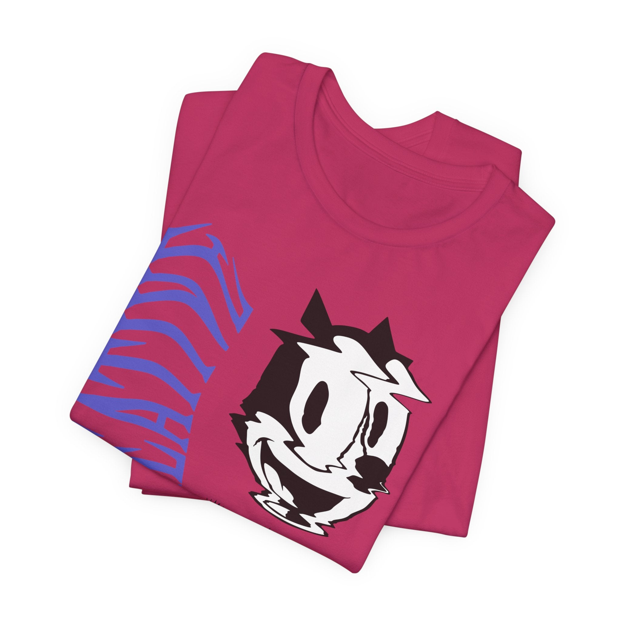 KEEP YOUR MIND WILD Graphic Tee — Distorted Cartoon Art T‑Shirt