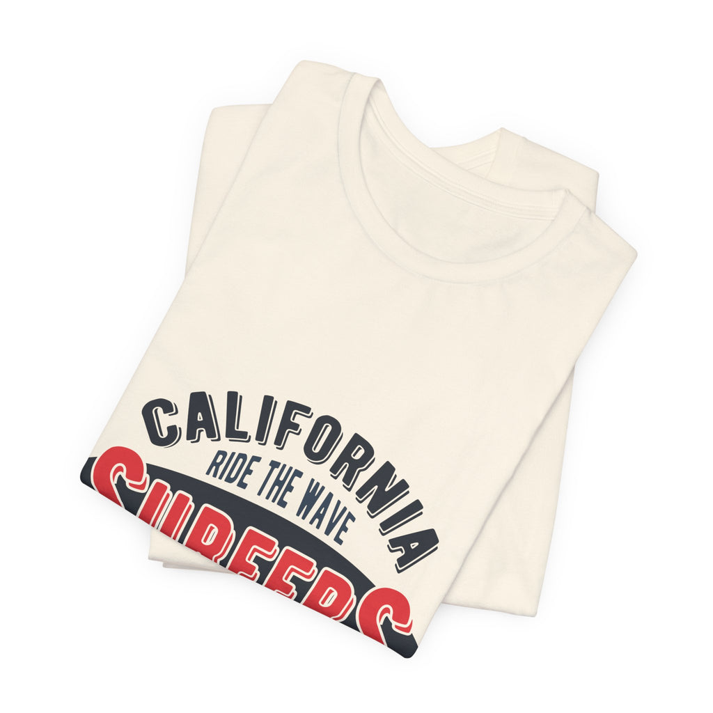 California Surfers Long Beach Tee — "Ride the Wave" Short Sleeve Shirt