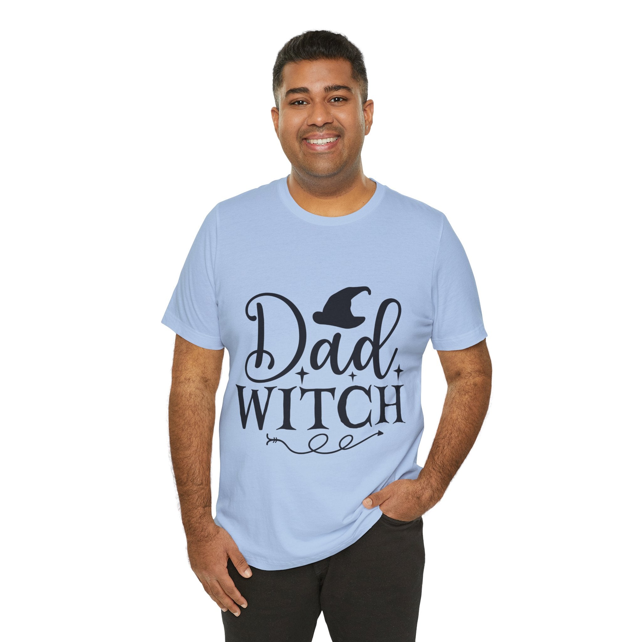 Dad Witch T-Shirt — Halloween Dad Shirt with Witch Hat Graphic