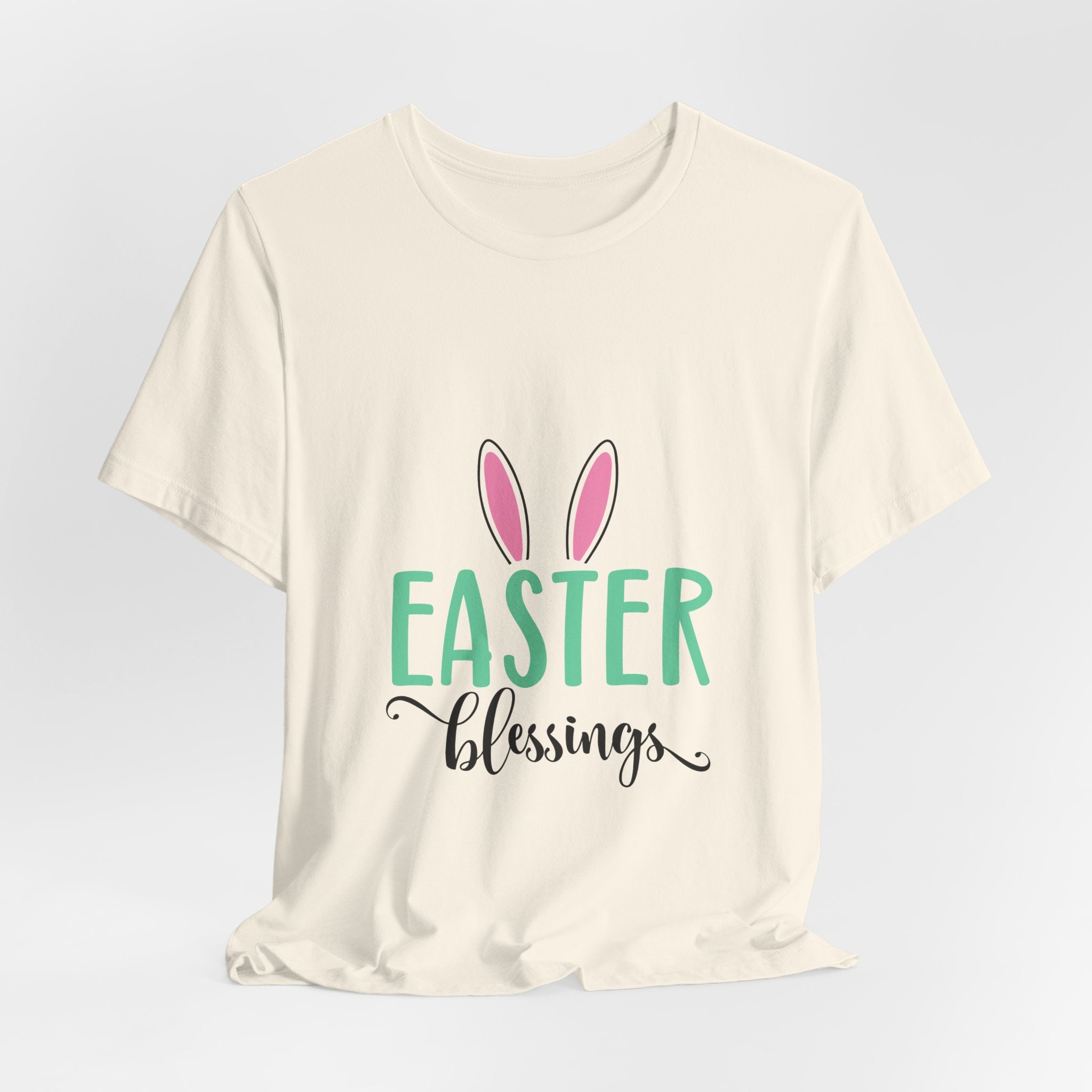 Easter Blessings Tee — Bunny Ears Spring Holiday Shirt