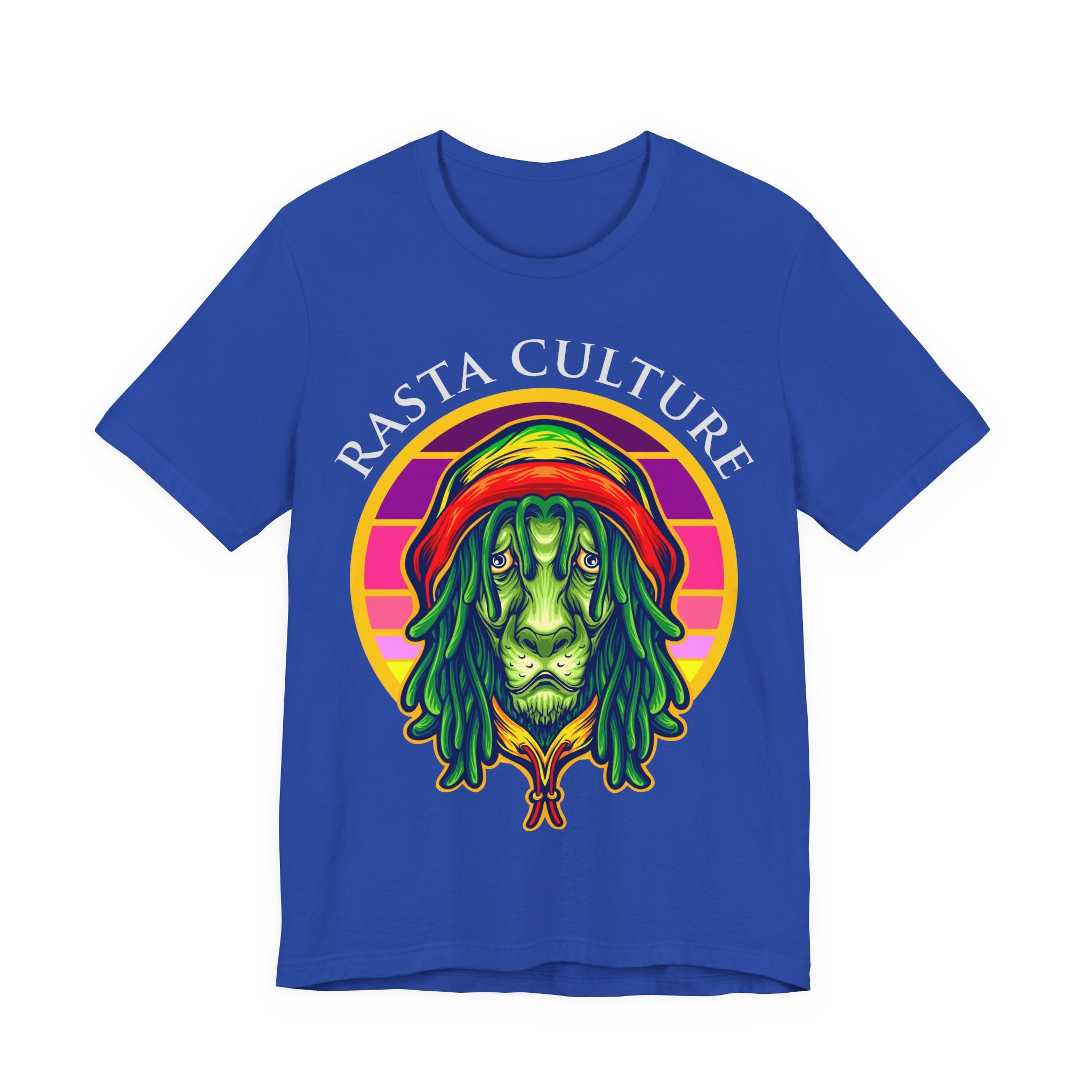 Rasta Culture Lion Tee — Reggae Rastafari Graphic T-Shirt