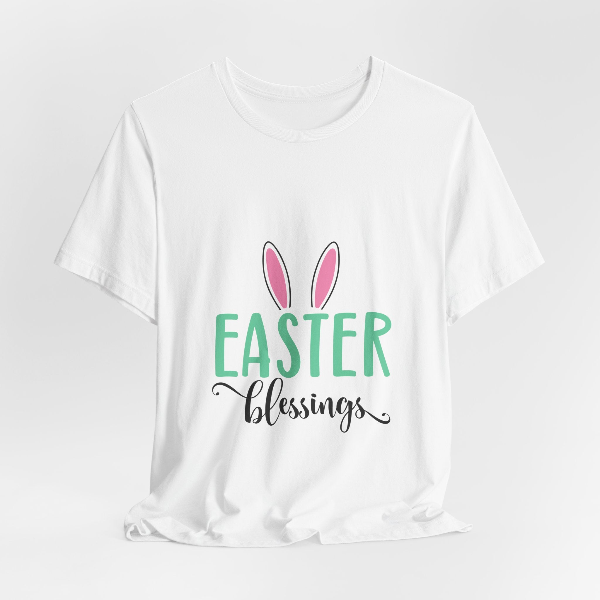 Easter Blessings Tee — Bunny Ears Spring Holiday Shirt