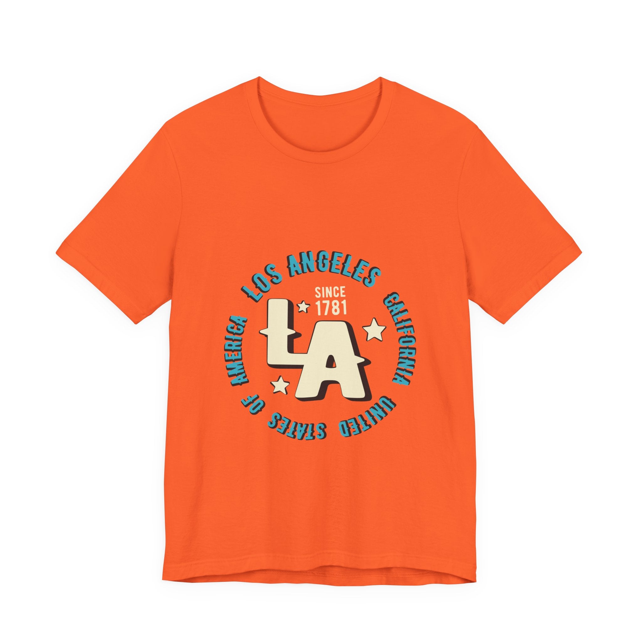 Los Angeles LA Vintage Circle Graphic Tee