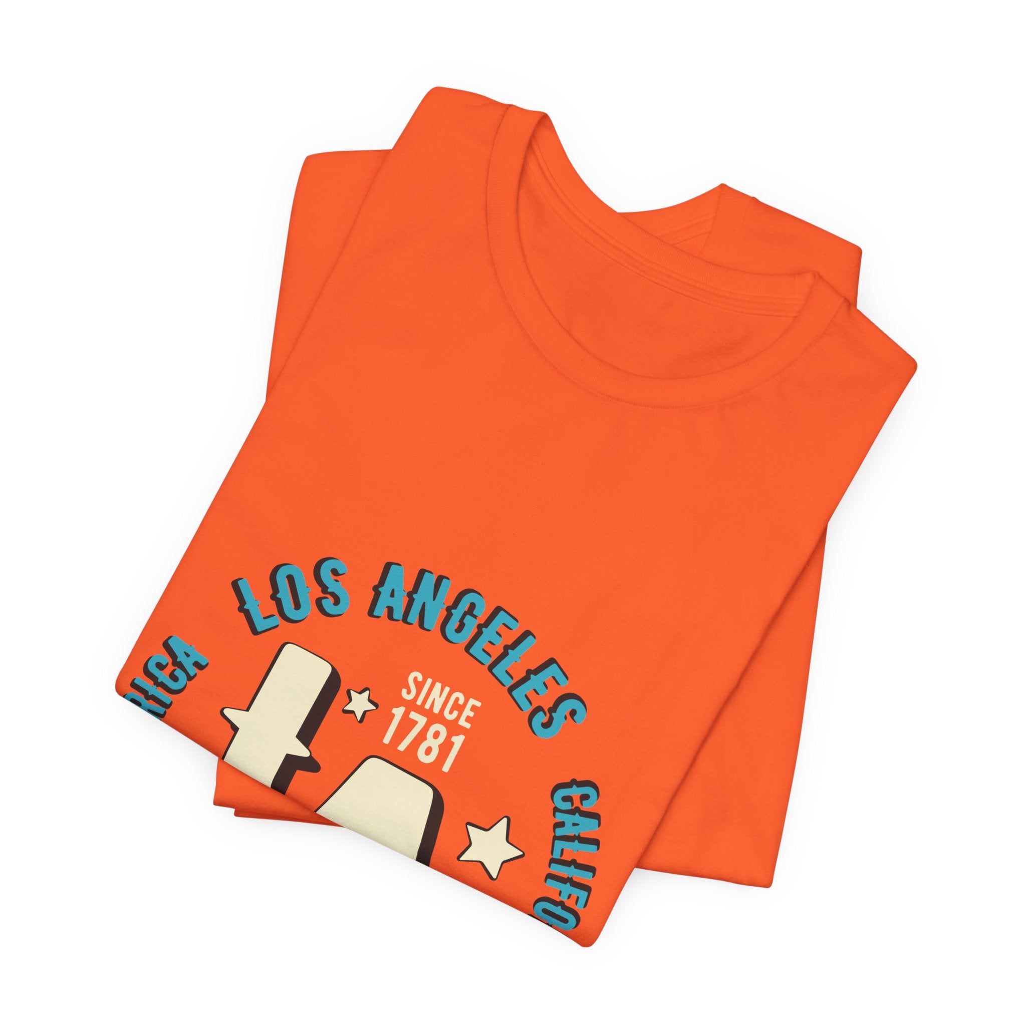 Los Angeles LA Vintage Circle Graphic Tee