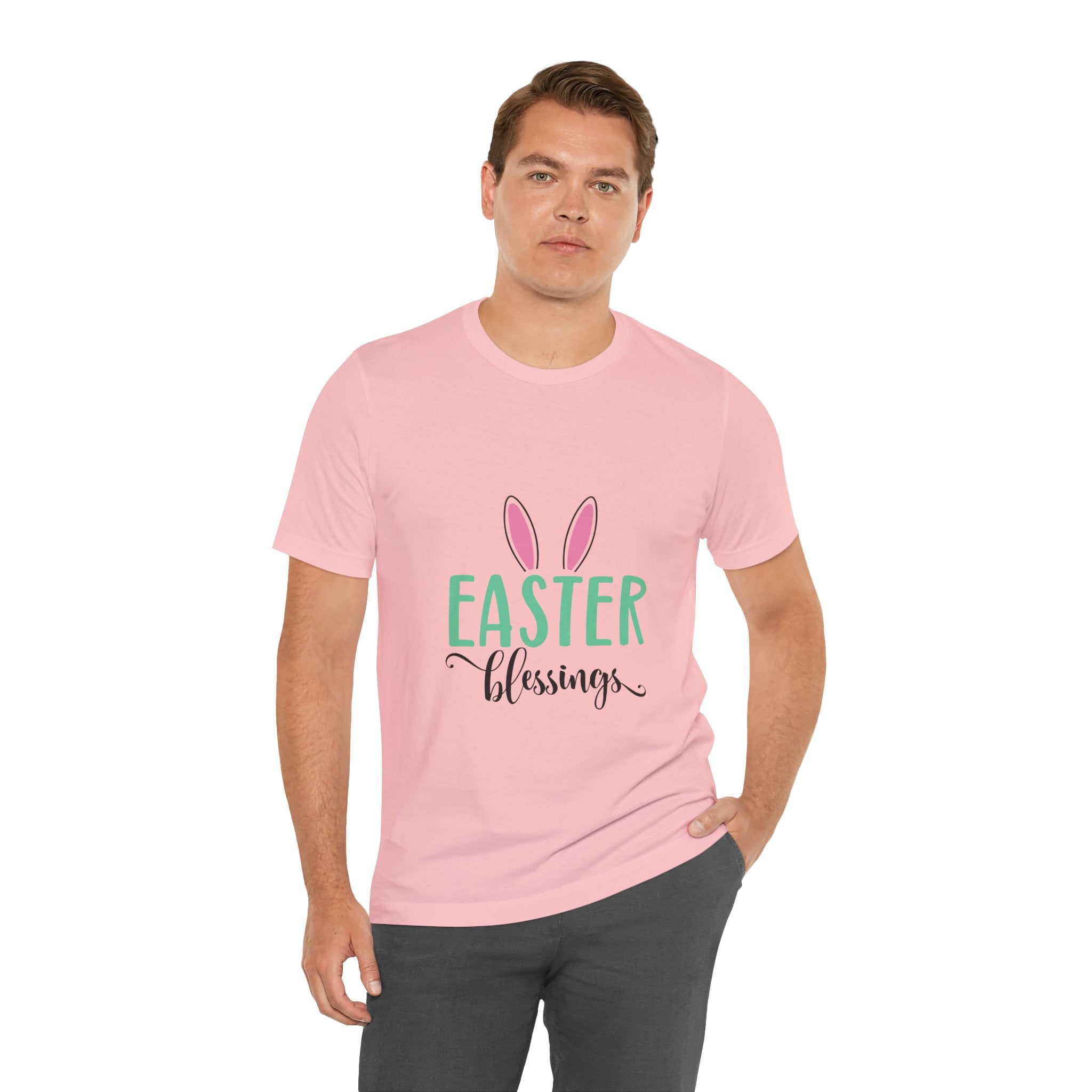 Easter Blessings Tee — Bunny Ears Spring Holiday Shirt
