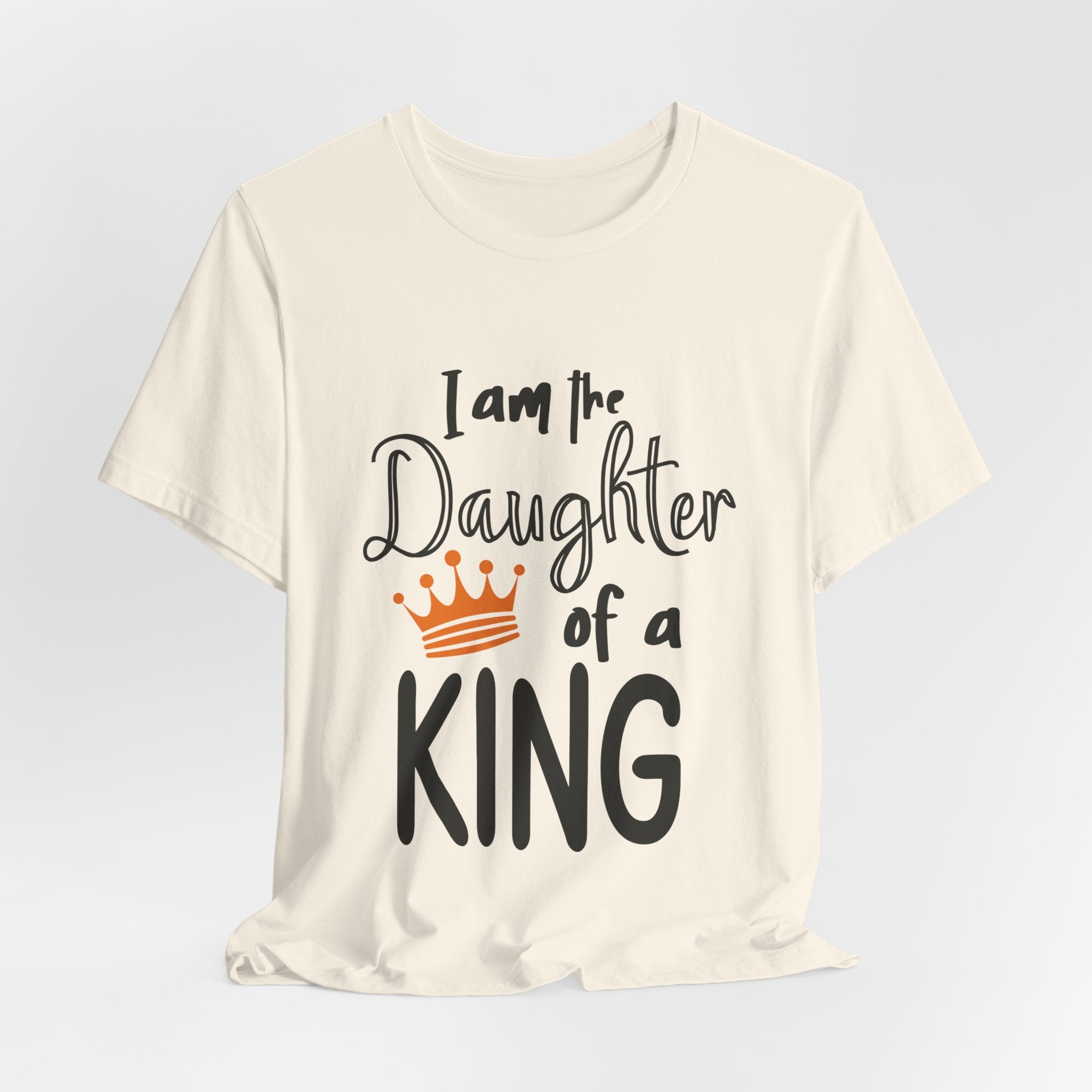 Daughter of a King T-Shirt — Faith-Based Crown Tee for Girls & Women