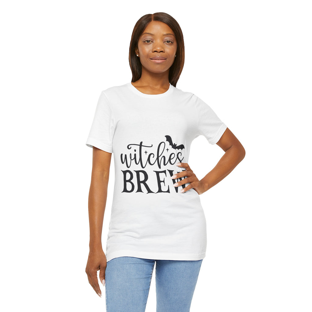 Witches Brew Halloween Tee — Spooky Bat Graphic T-Shirt