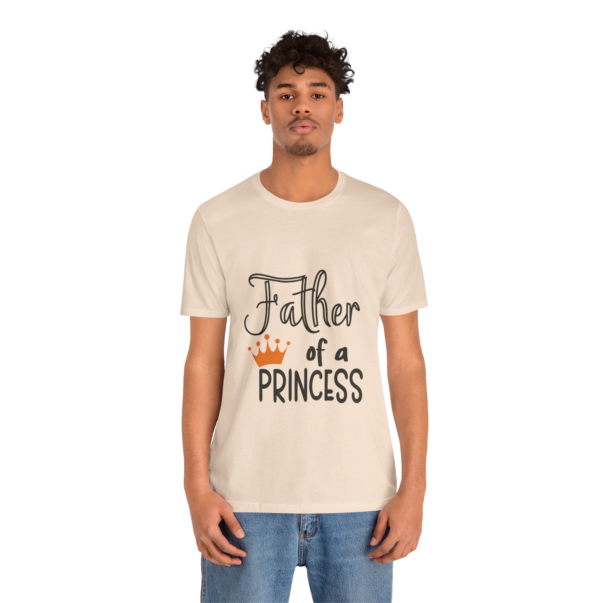 Father of a Princess T-Shirt — Dad Tee with Crown Graphic
