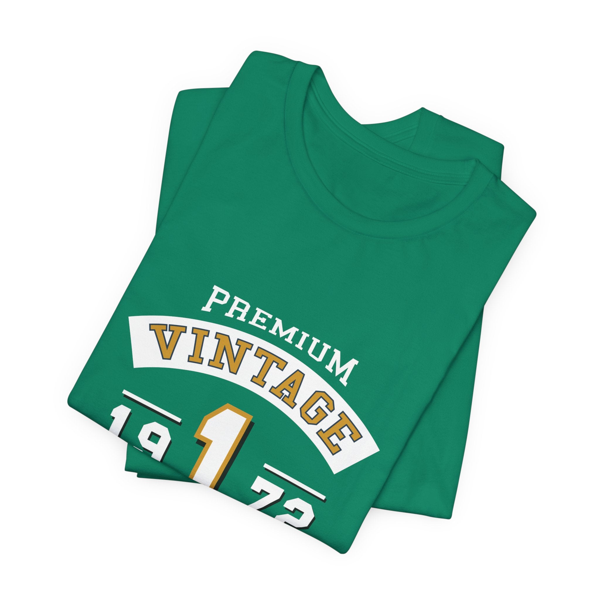 Vintage 1972 Urban Tee — Premium Retro Number 1 Graphic T-Shirt