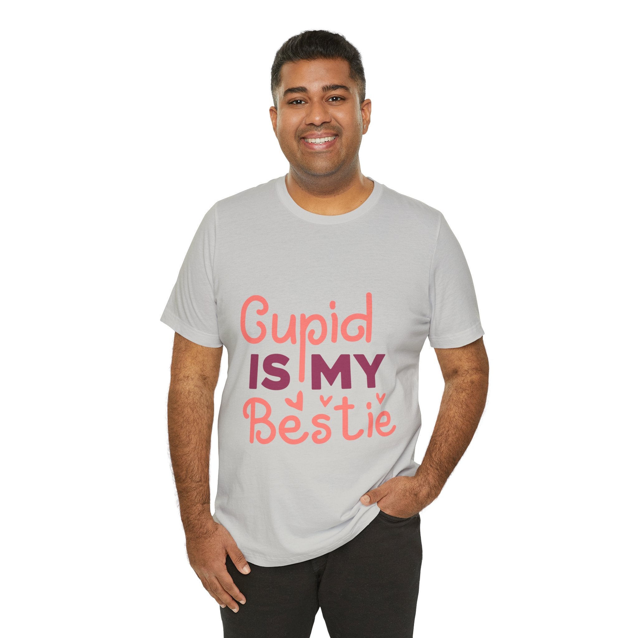 Cupid Is My Bestie Valentine Tee