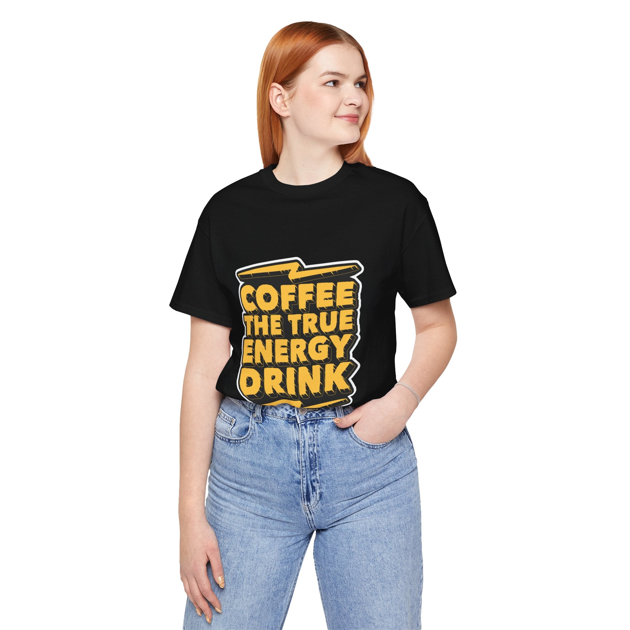 Coffee: The True Energy Drink T‑Shirt — Funny Coffee Lover Tee