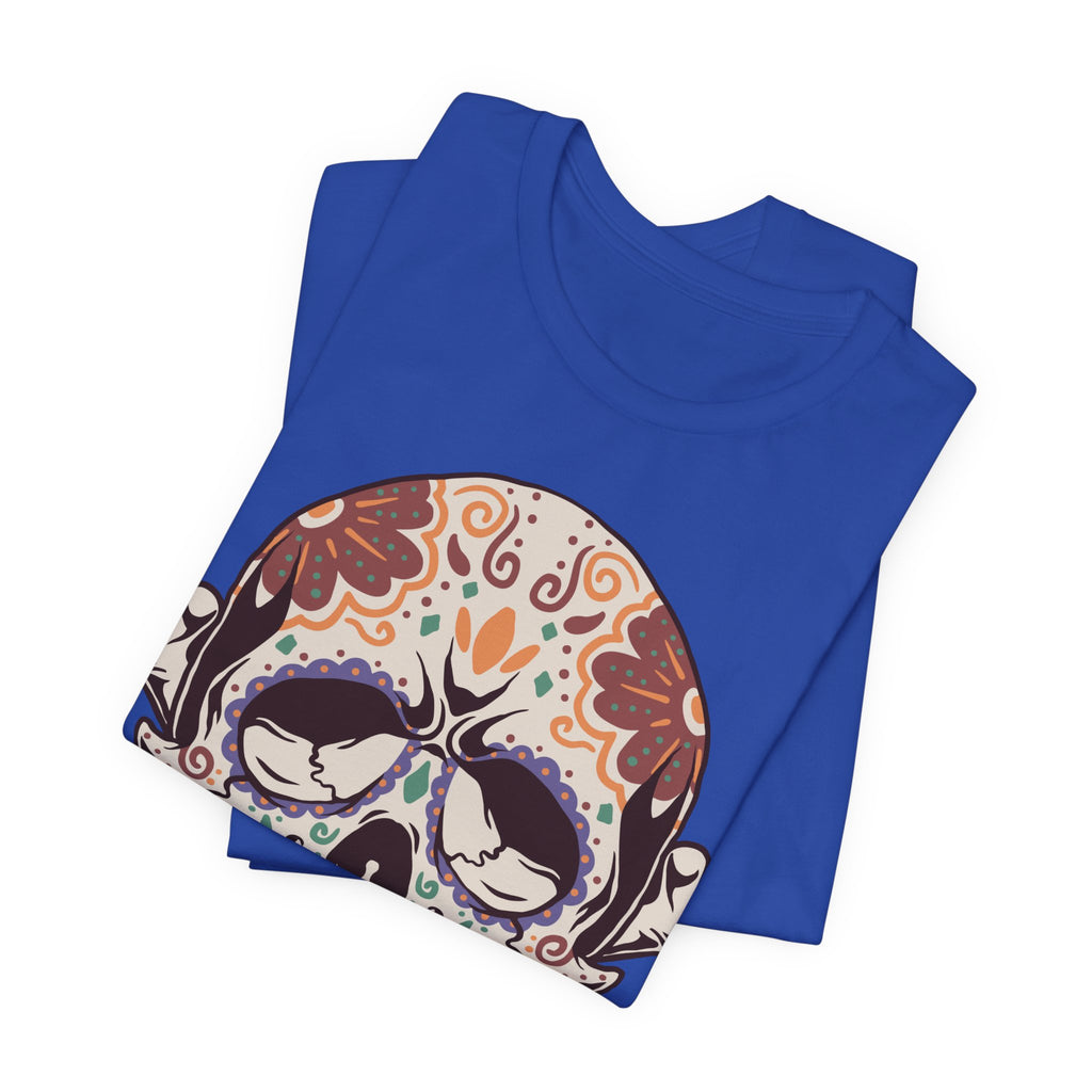 Sugar Skull Tee — Floral Day of the Dead Skull T-Shirt