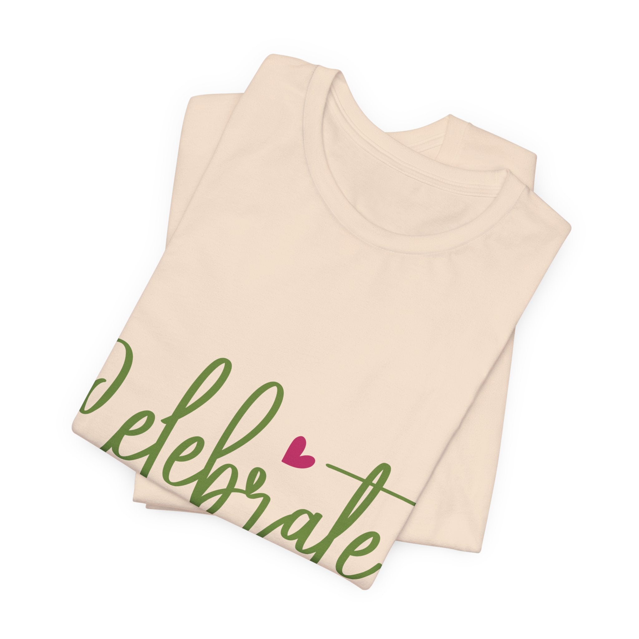Celebrate Spring T‑Shirt — Women's Floral Script Spring Tee