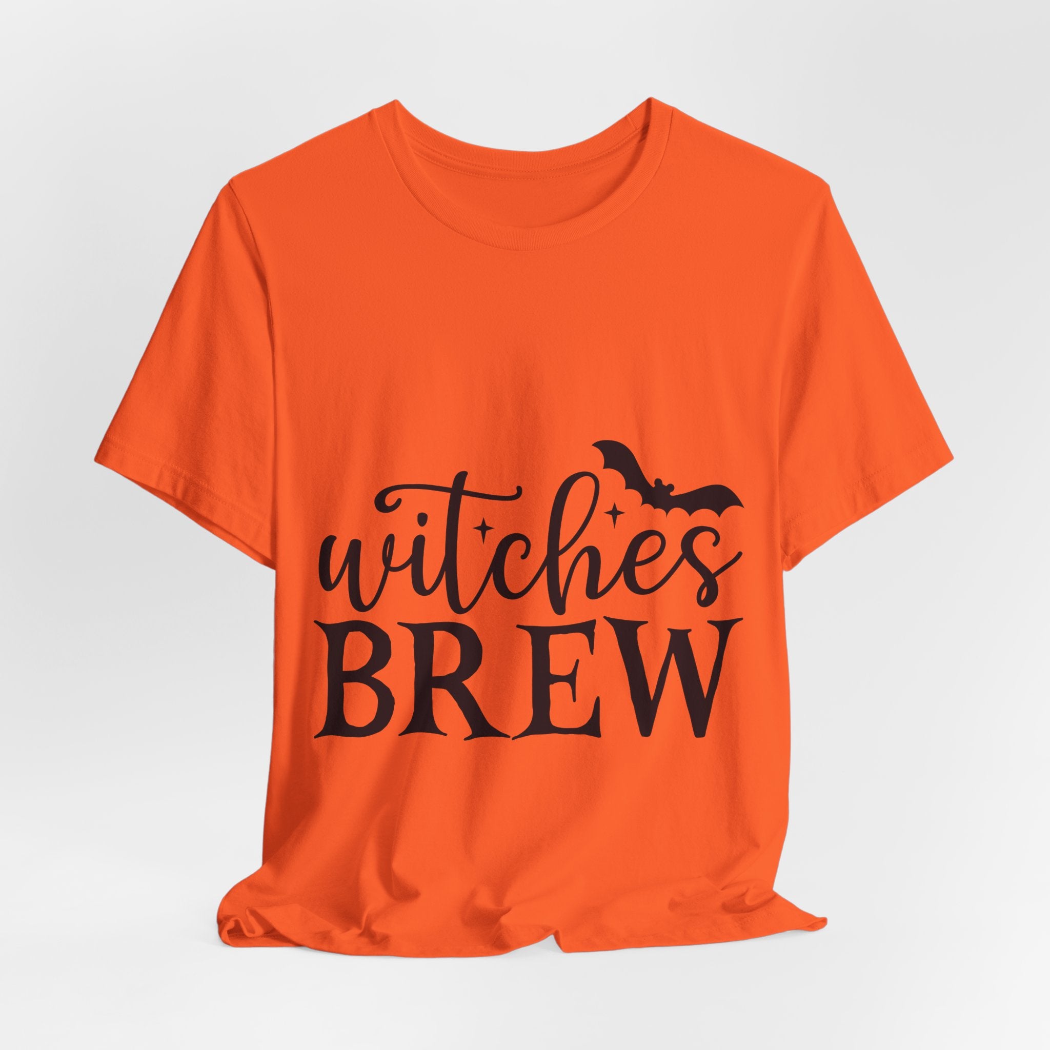 Witches Brew Halloween Tee — Spooky Bat Graphic T-Shirt