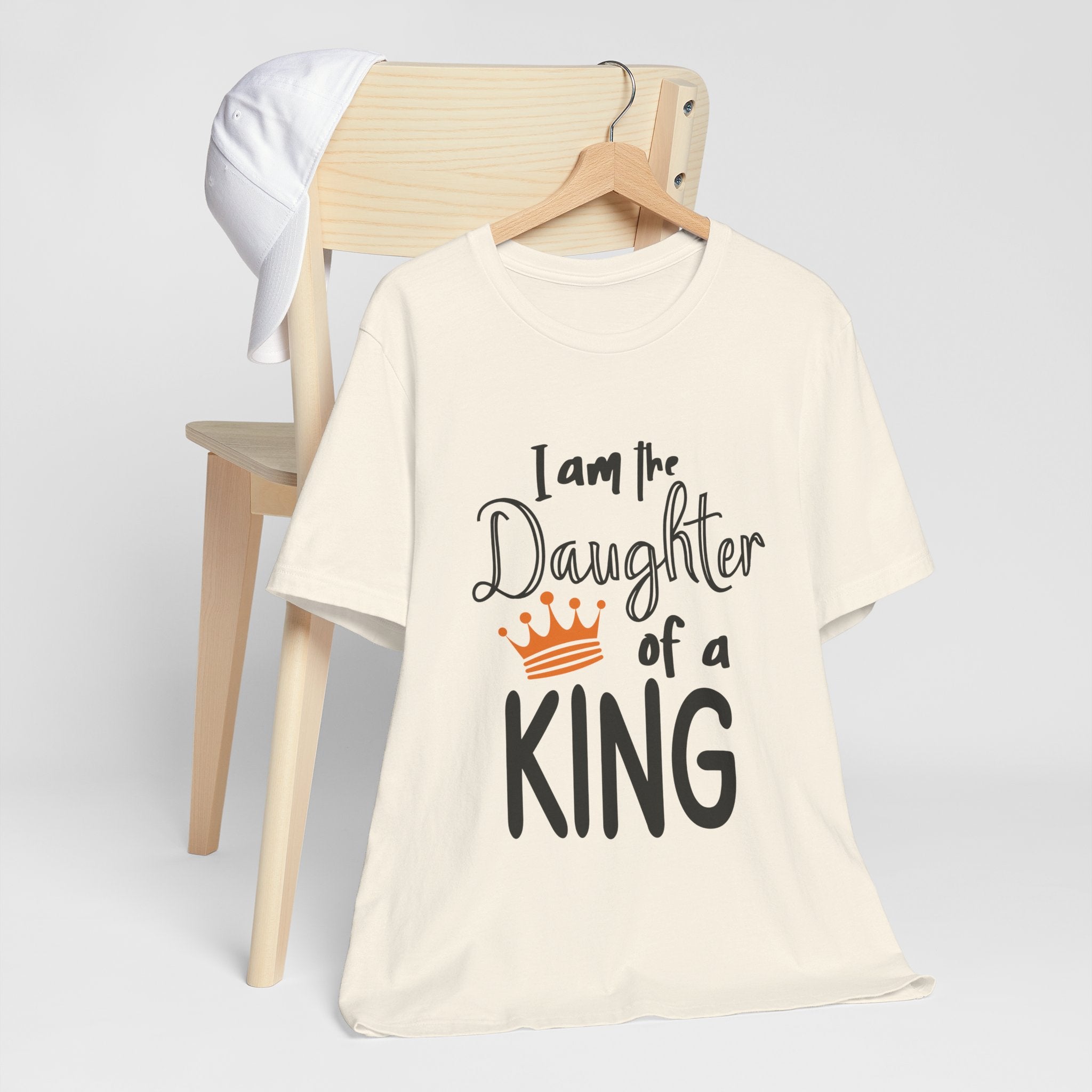 Daughter of a King T-Shirt — Faith-Based Crown Tee for Girls & Women
