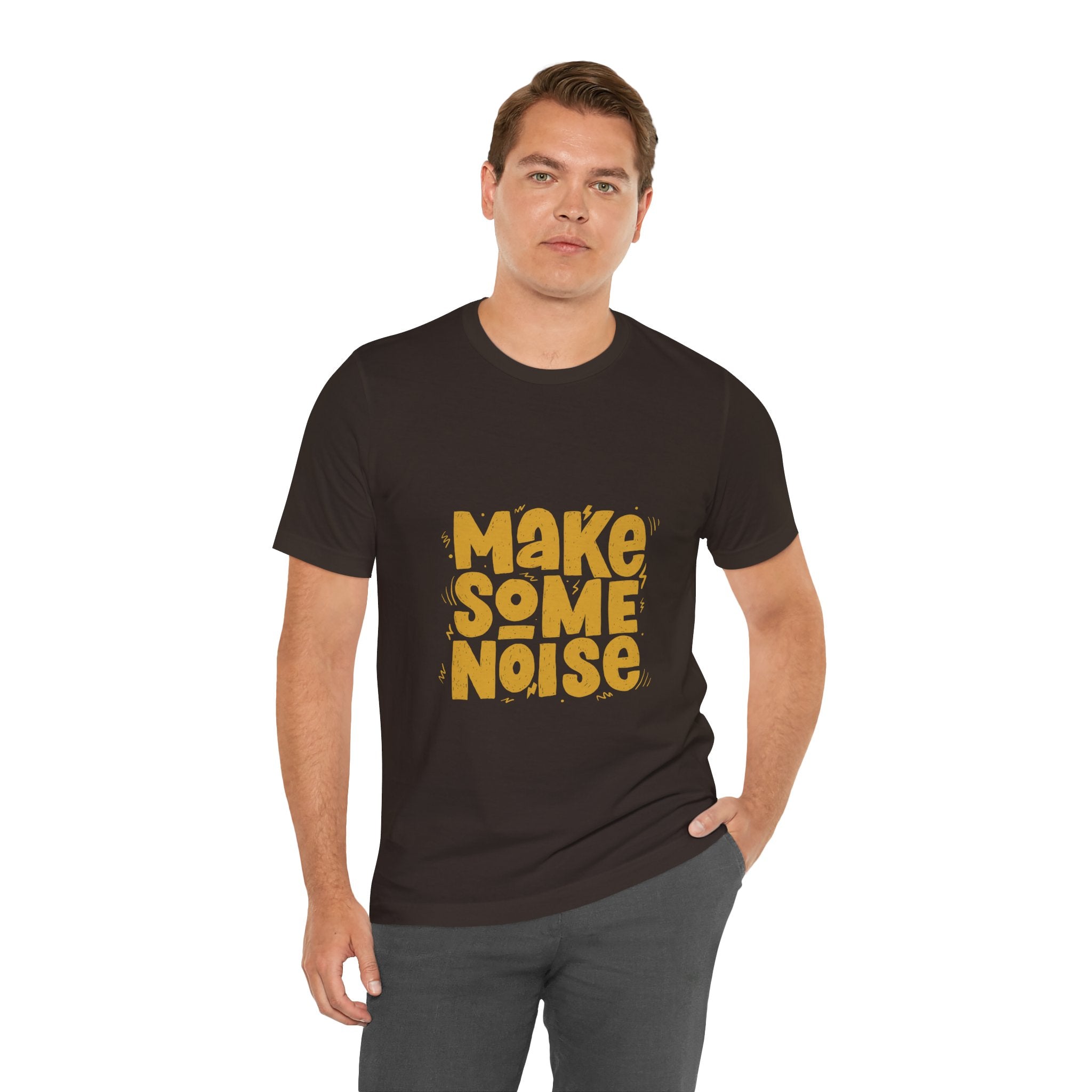 Make Some Noise T‑Shirt — Retro Bold Graphic Tee