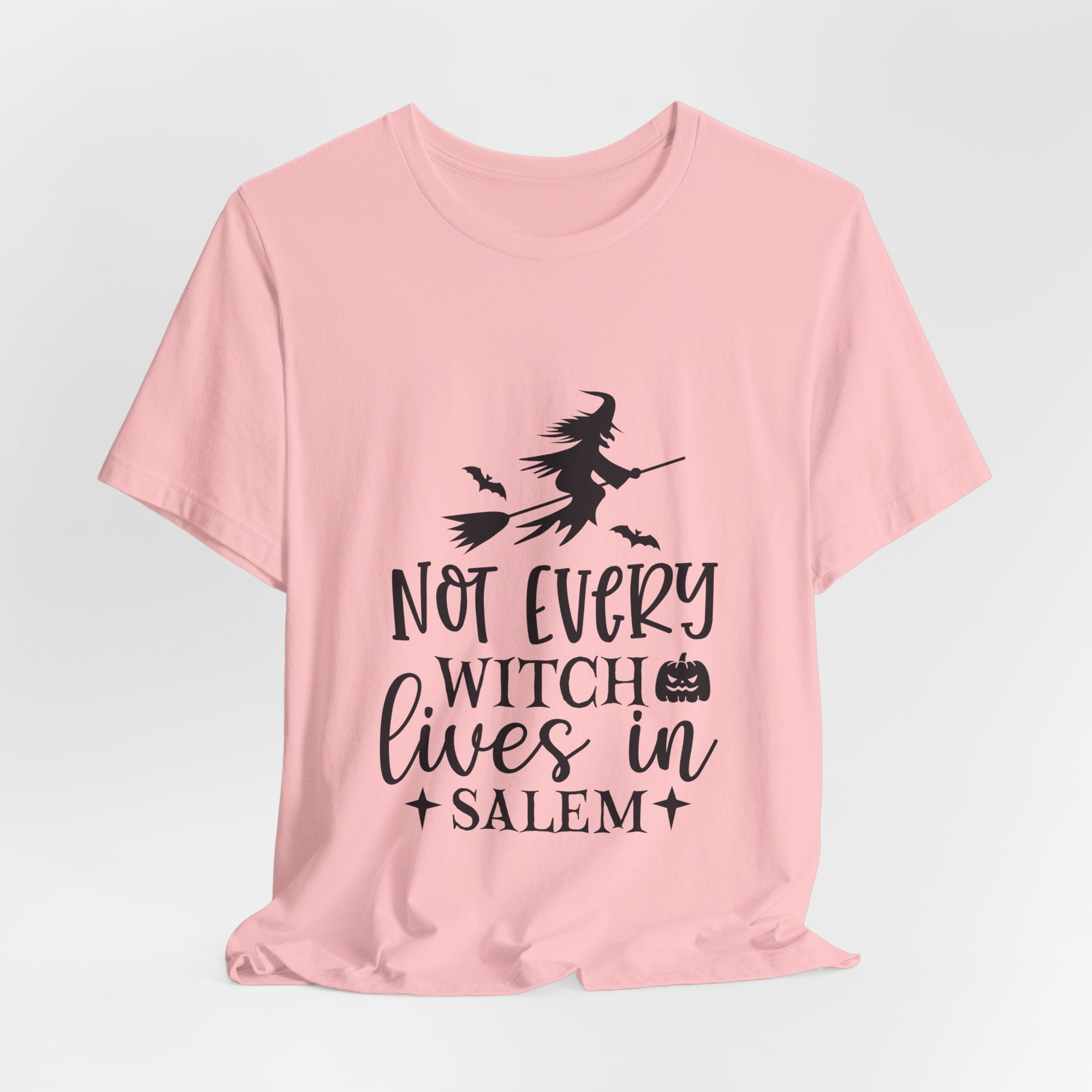 Witch T-Shirt "Not Every Witch Lives in Salem" – Halloween Witchy Graphic Tee