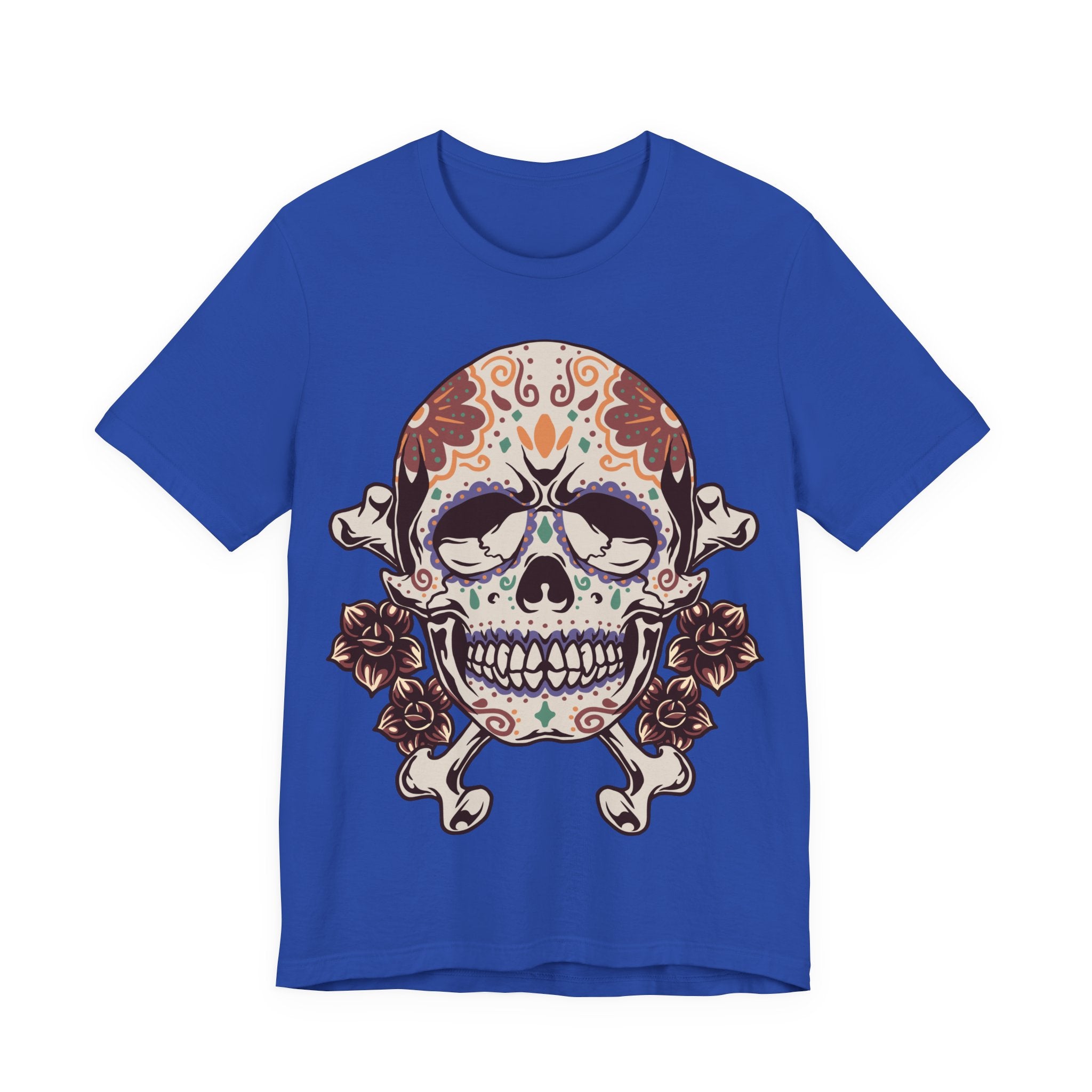 Sugar Skull Tee — Floral Day of the Dead Skull T-Shirt