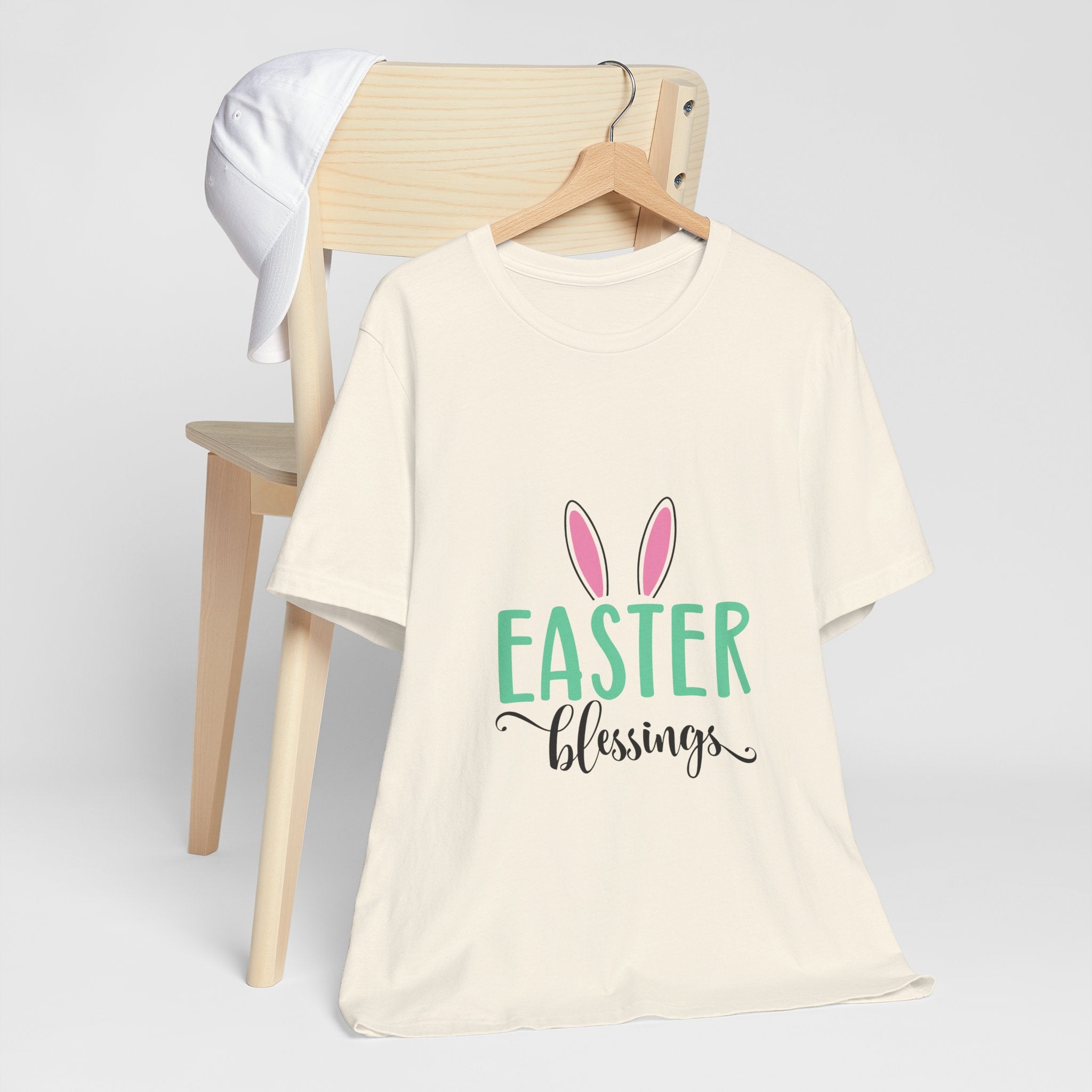 Easter Blessings Tee — Bunny Ears Spring Holiday Shirt