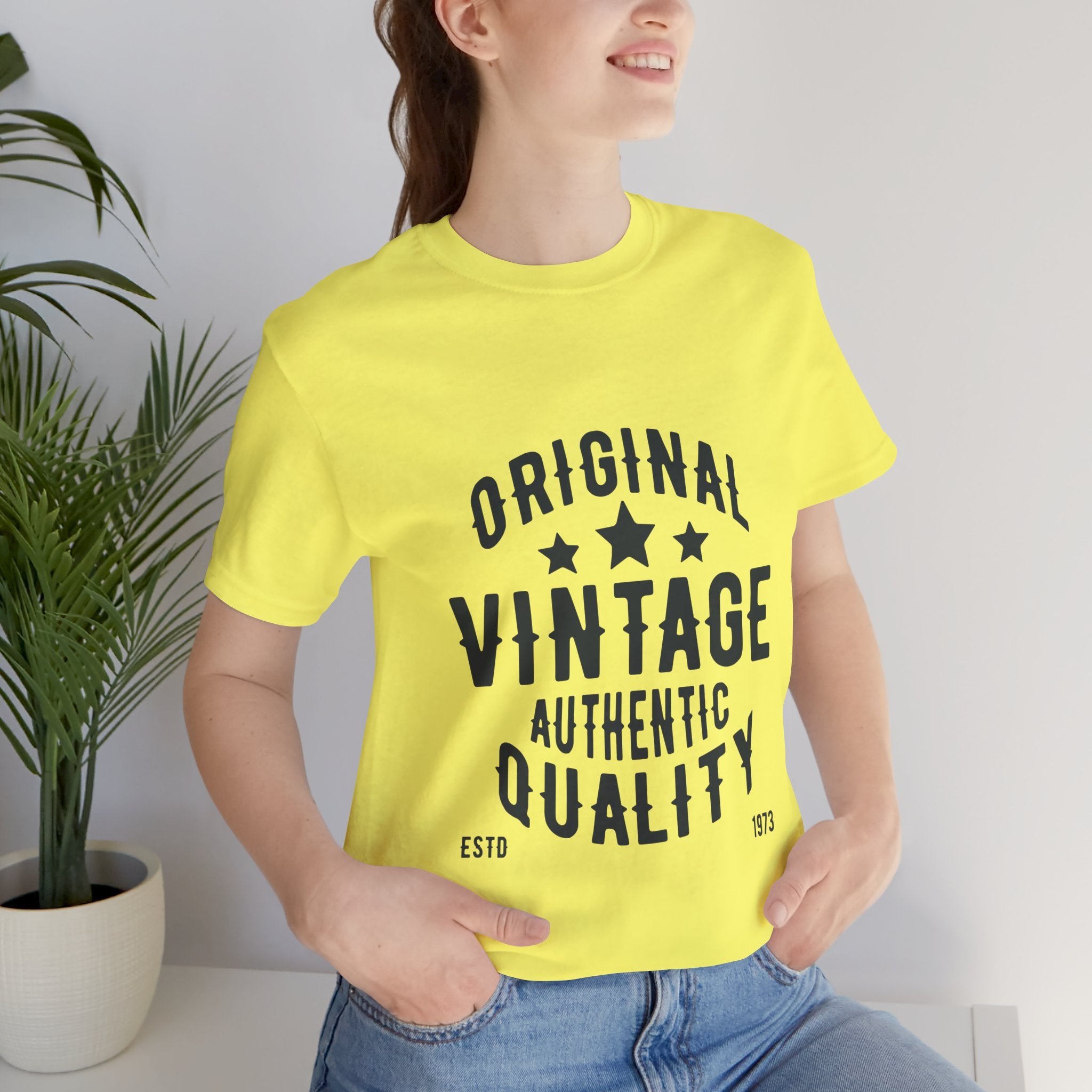Vintage Graphic Tee – "Original Vintage Authentic Quality" Short Sleeve Shirt