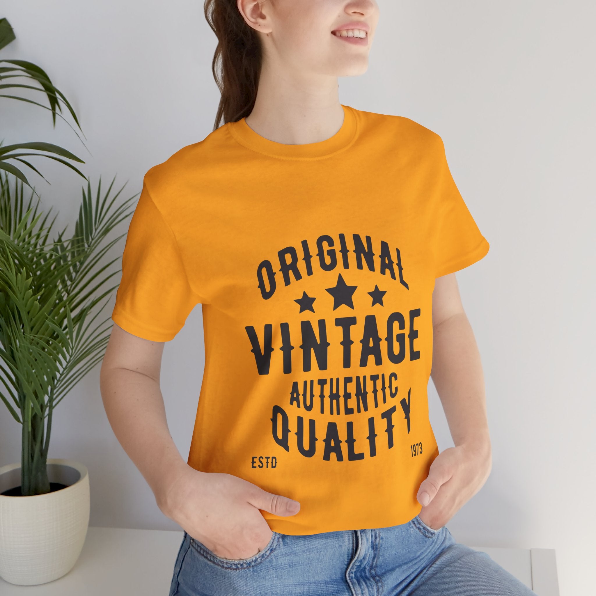 Vintage Graphic Tee – "Original Vintage Authentic Quality" Short Sleeve Shirt
