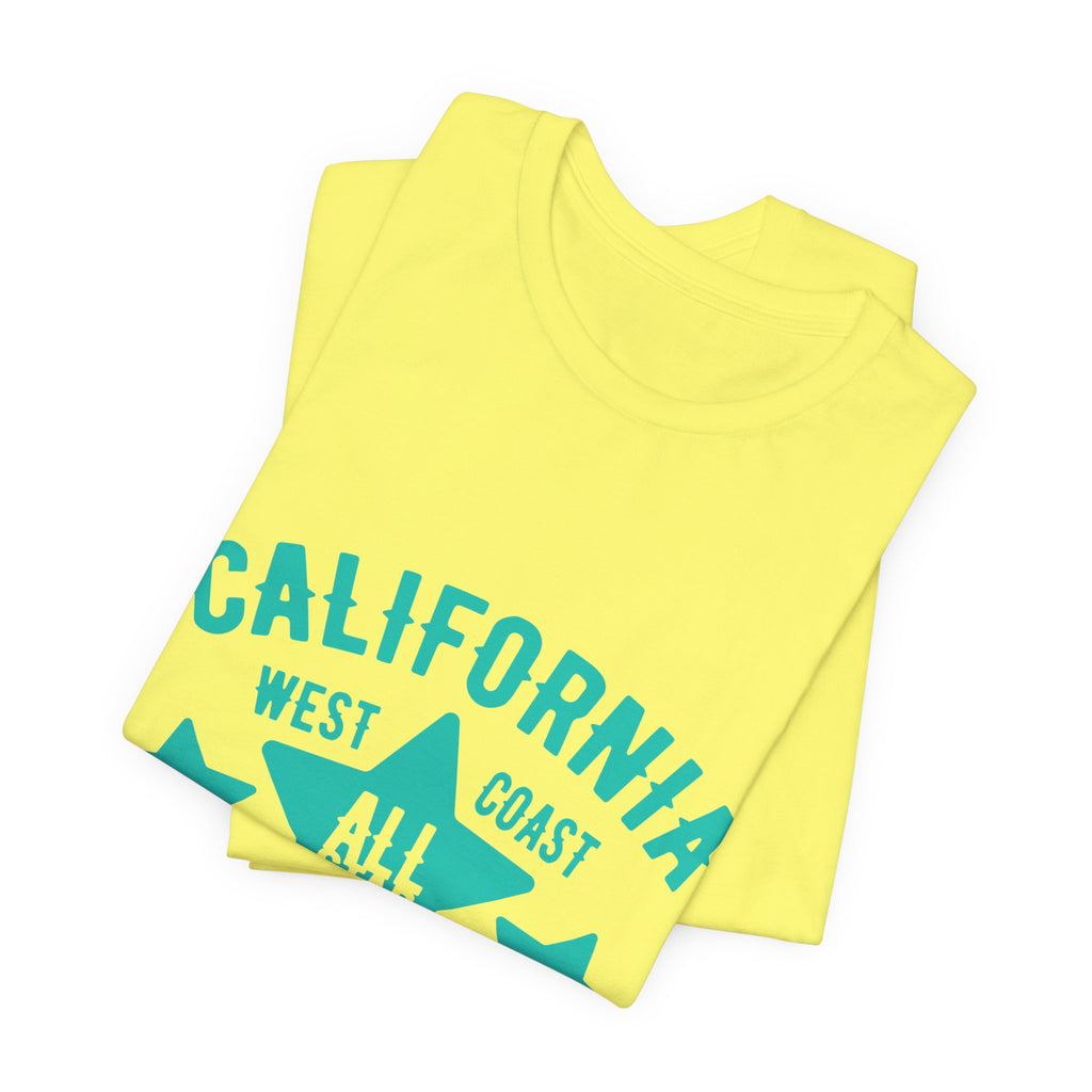 California Golden State Surf Rider Tee — West Coast All Star Graphic T-Shirt