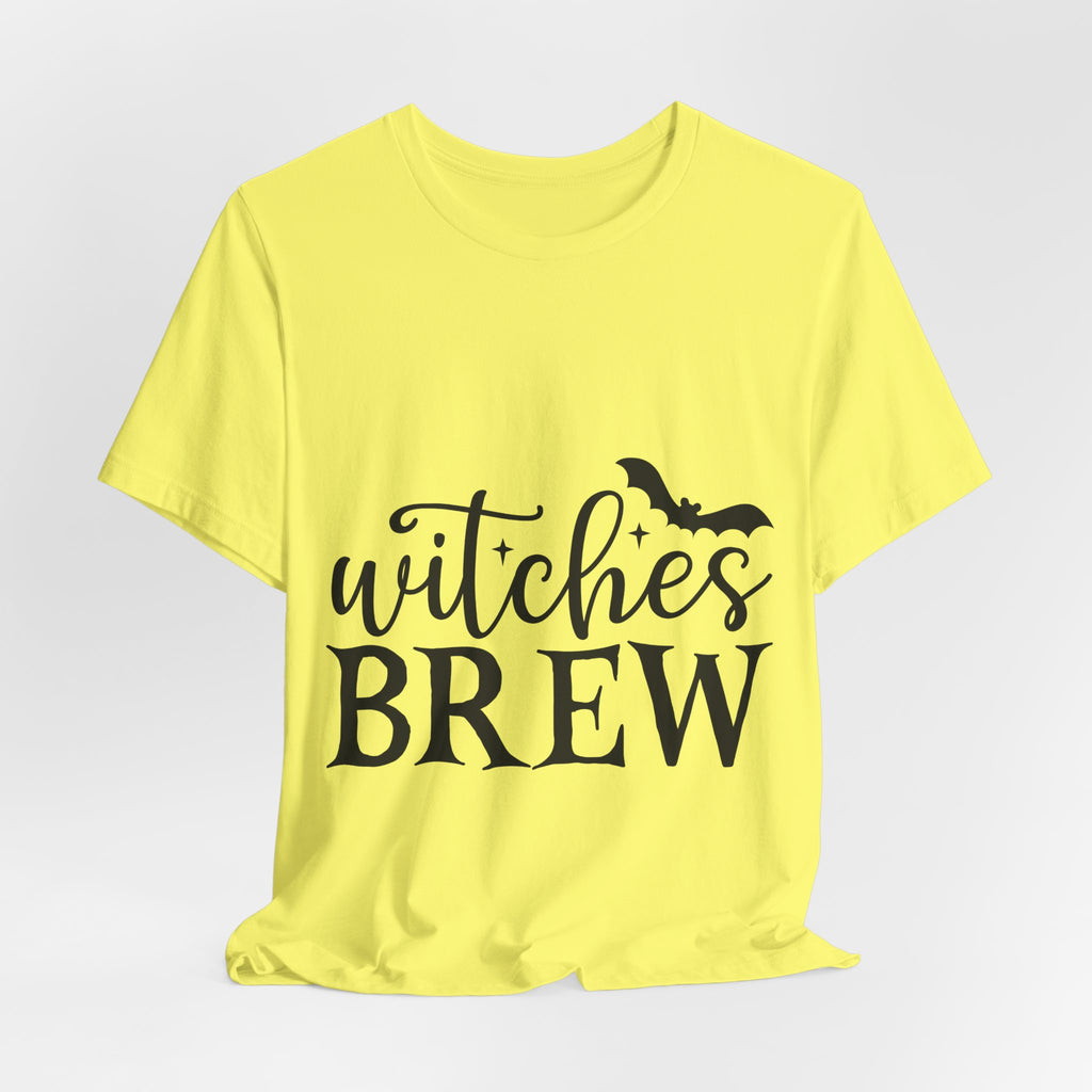 Witches Brew Halloween Tee — Spooky Bat Graphic T-Shirt
