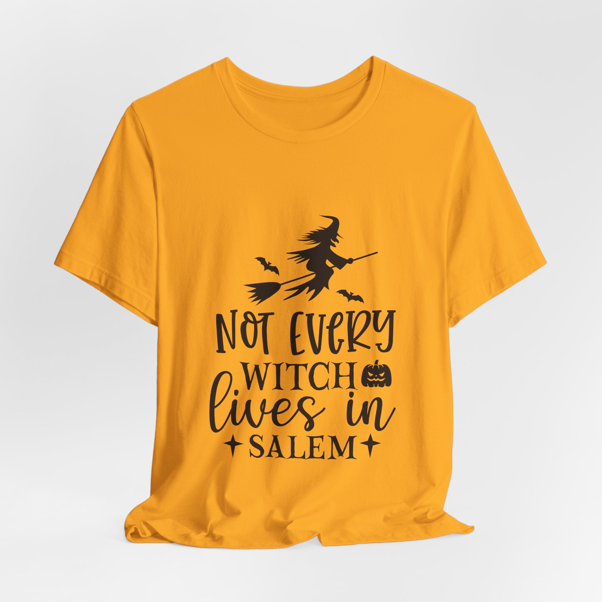 Witch T-Shirt "Not Every Witch Lives in Salem" – Halloween Witchy Graphic Tee