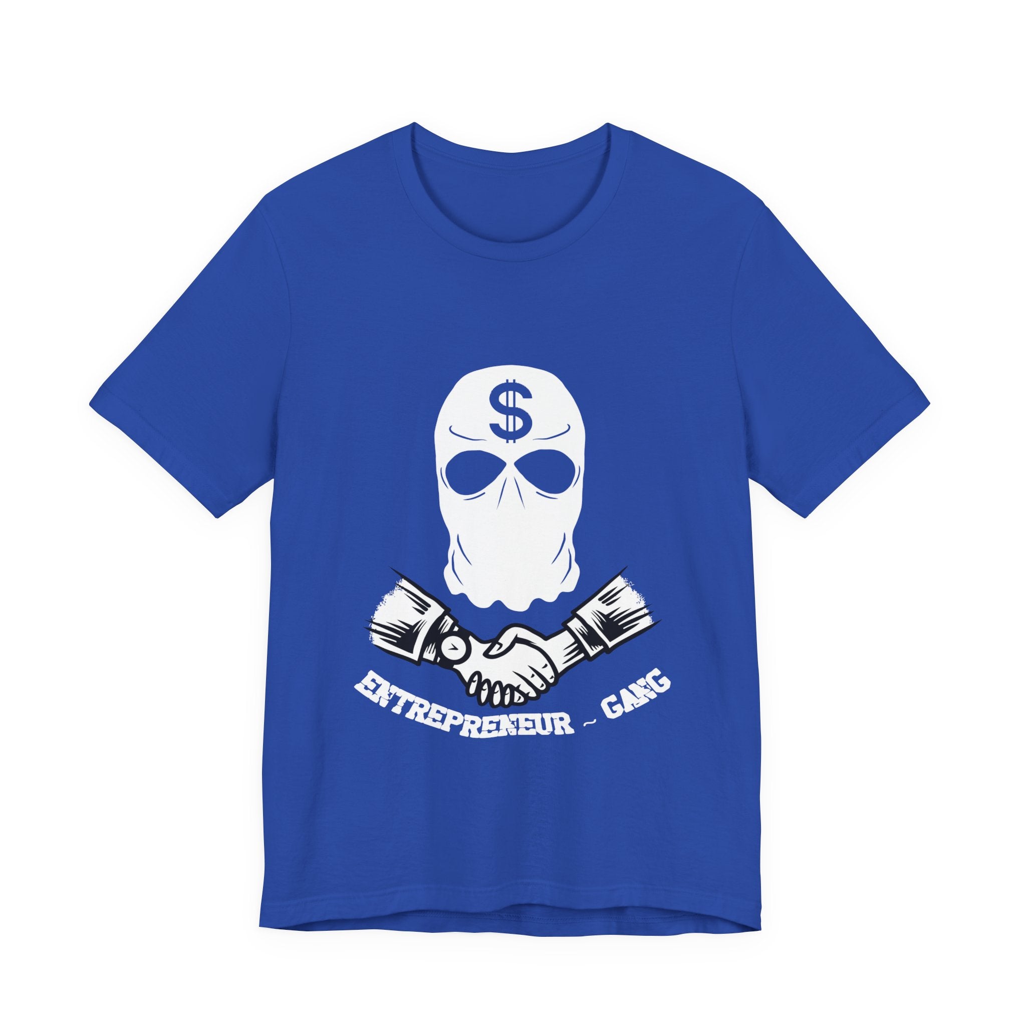 Entrepreneur Gang T-Shirt — Skull Mask Money Logo Tee