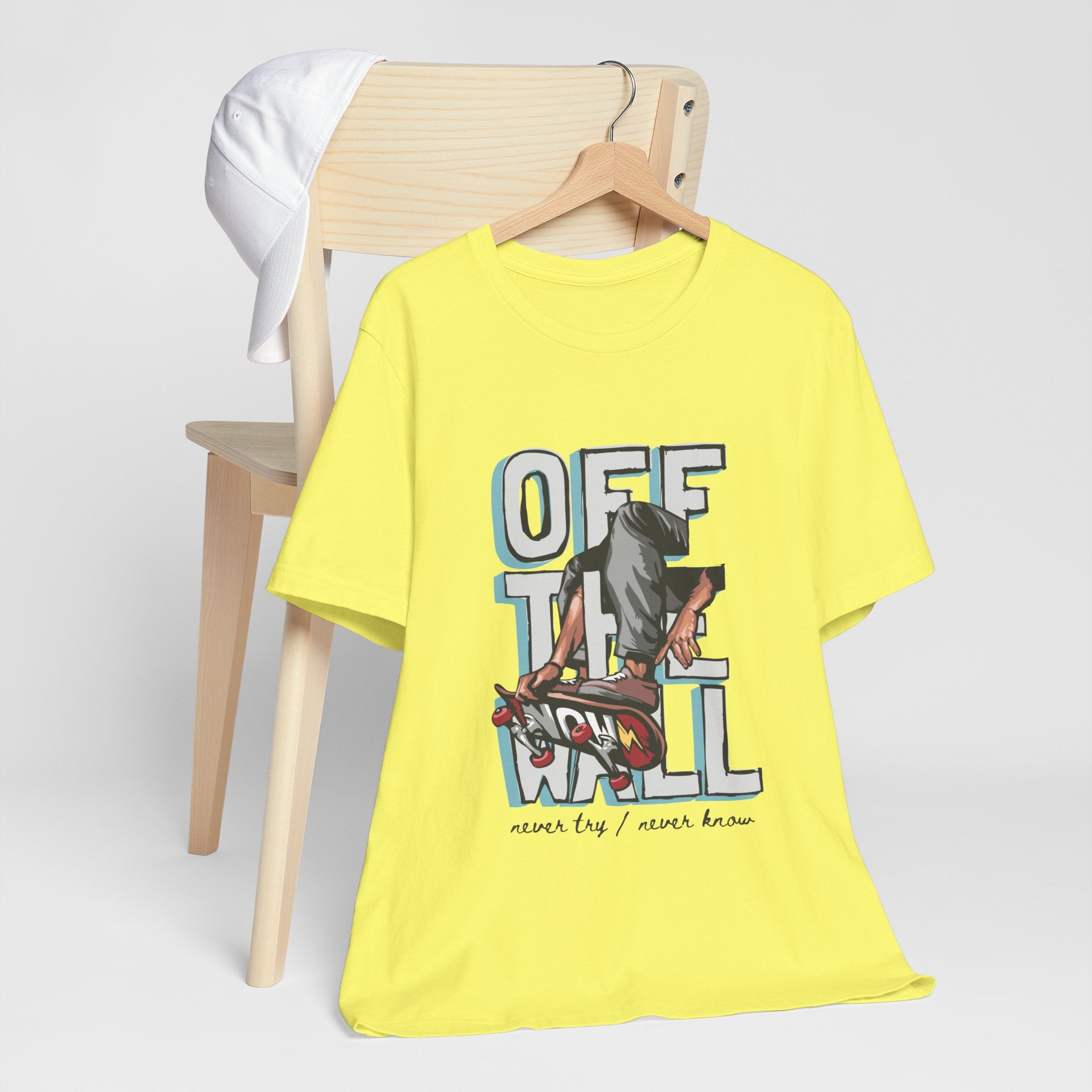 Off The Wall Skateboard T-Shirt — Retro Skate Graphic Tee