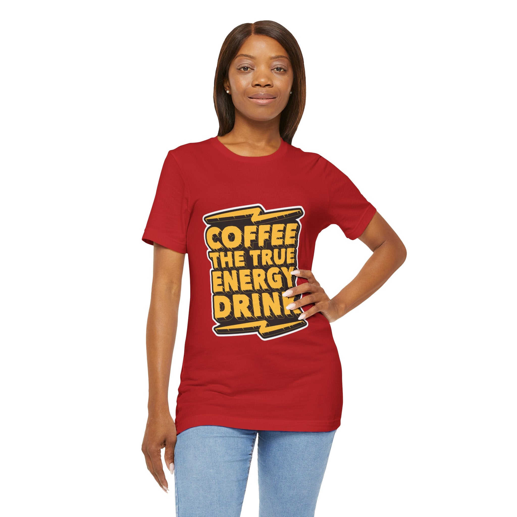 Coffee: The True Energy Drink T‑Shirt — Funny Coffee Lover Tee