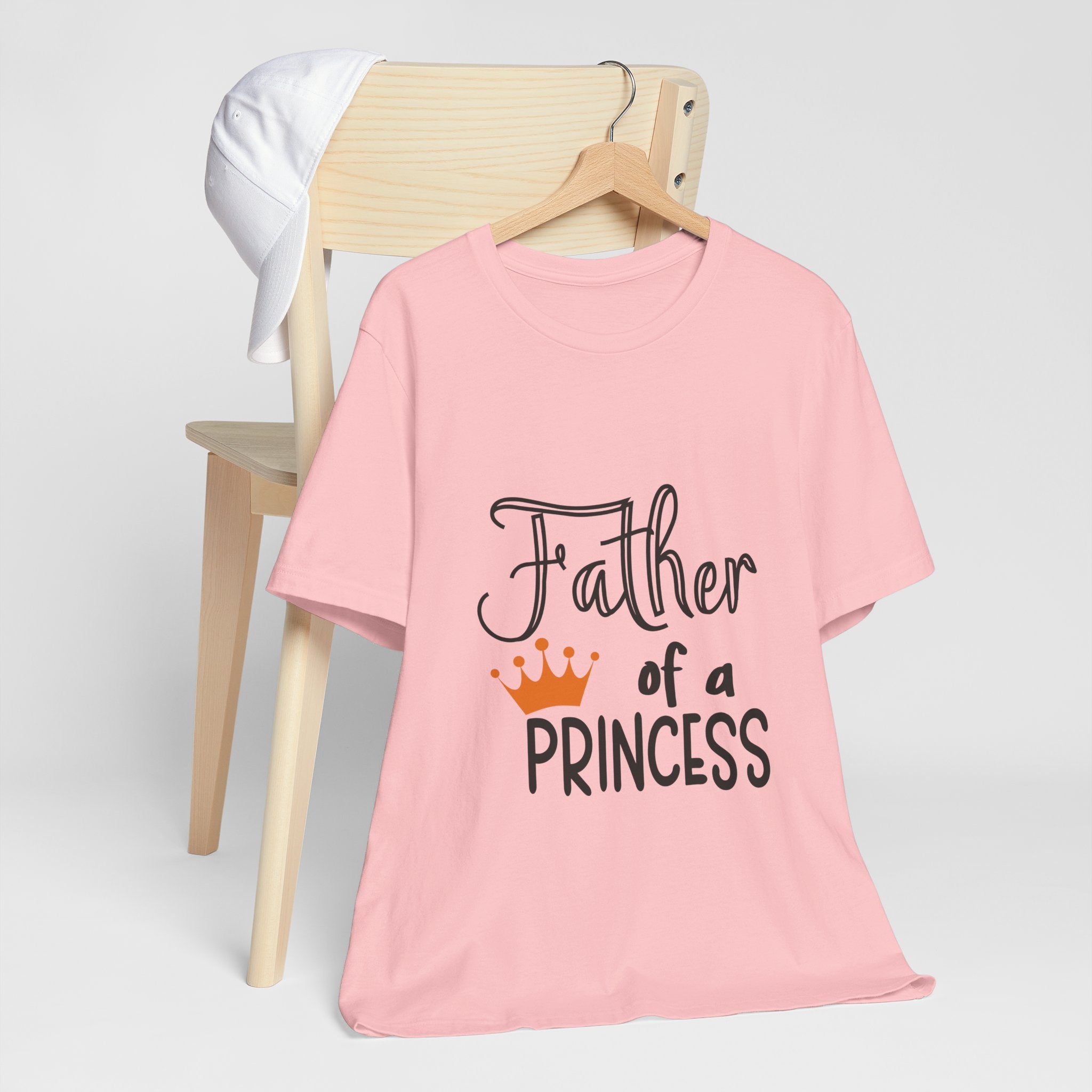 Father of a Princess T-Shirt — Dad Tee with Crown Graphic
