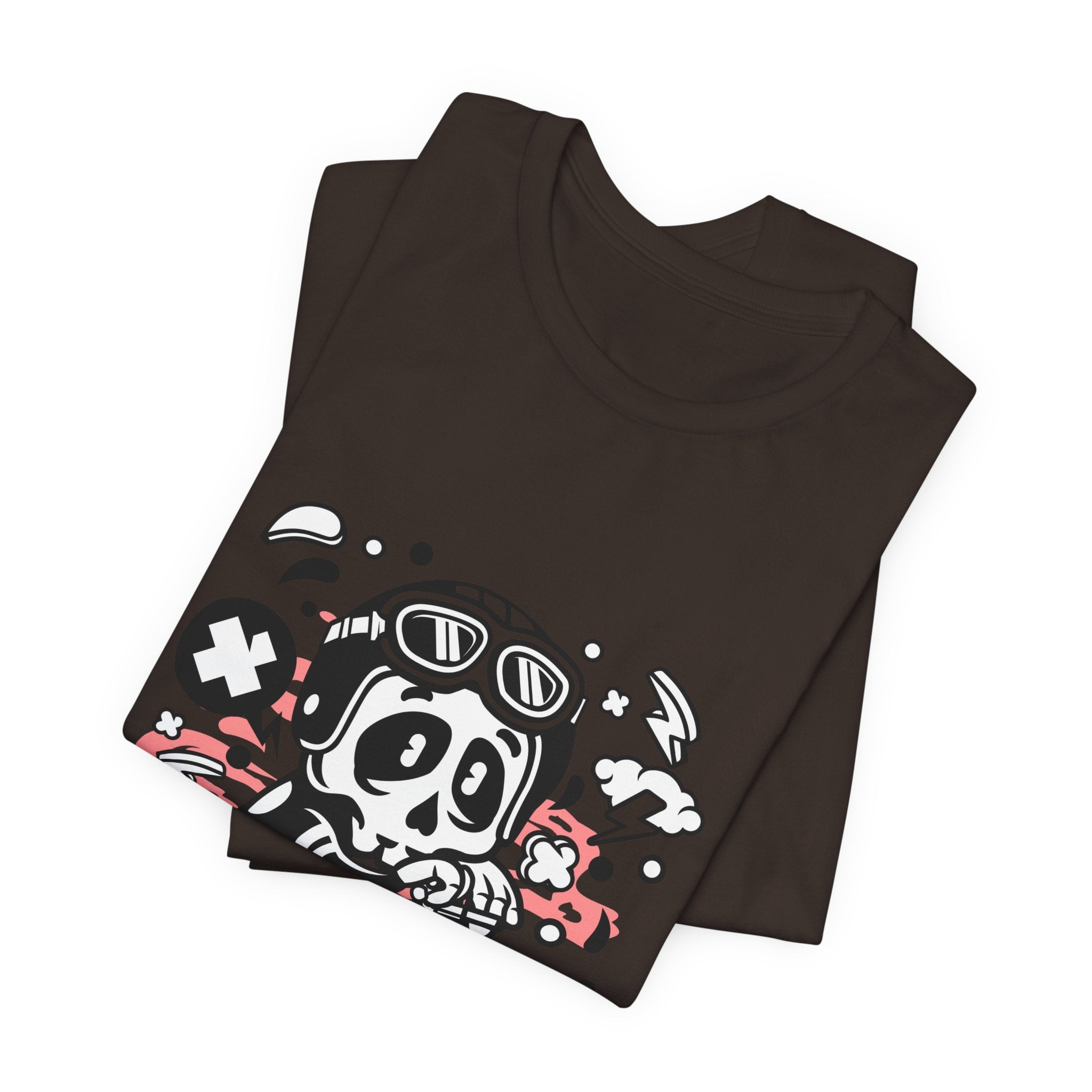 Skull Biker Tee — Retro Motorcycle Skull Graphic T-Shirt